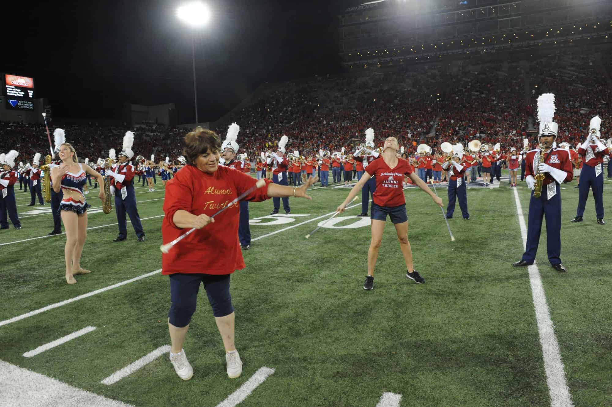 WSU vs UA Halftime