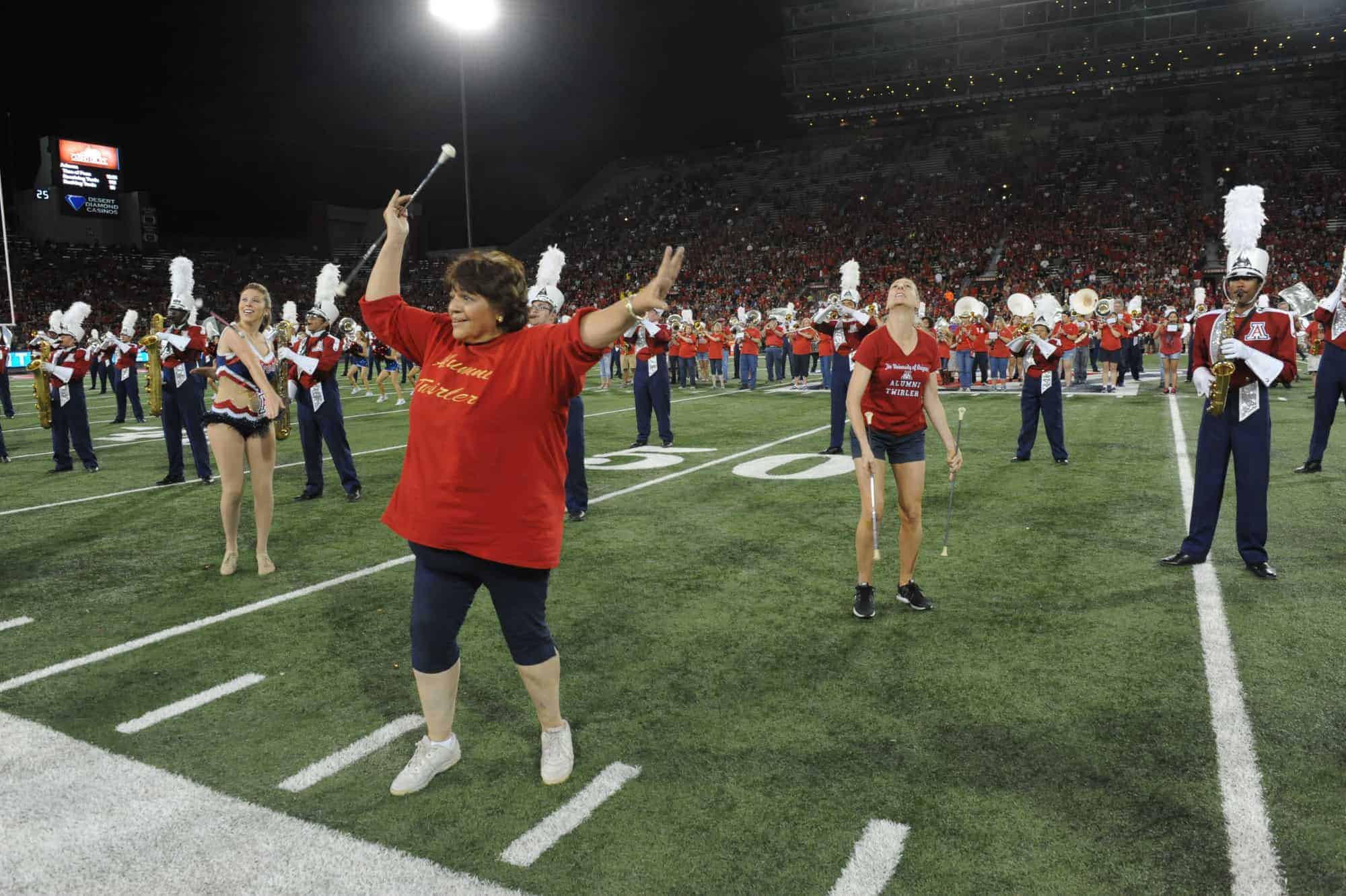 WSU vs UA Halftime