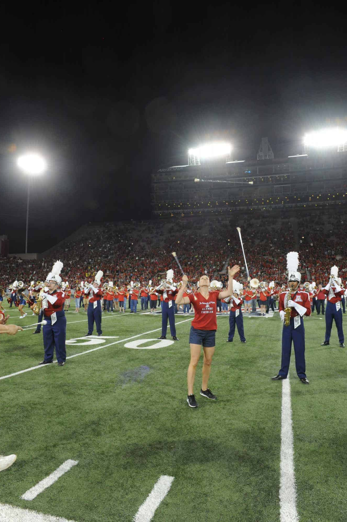 WSU vs UA Halftime