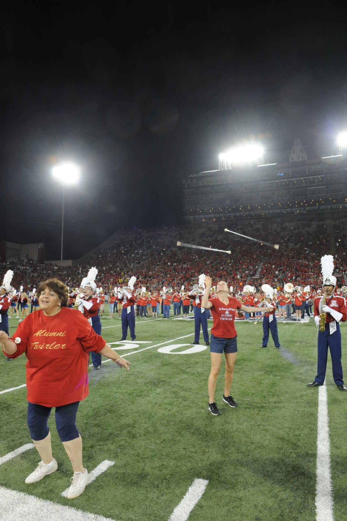 WSU vs UA Halftime