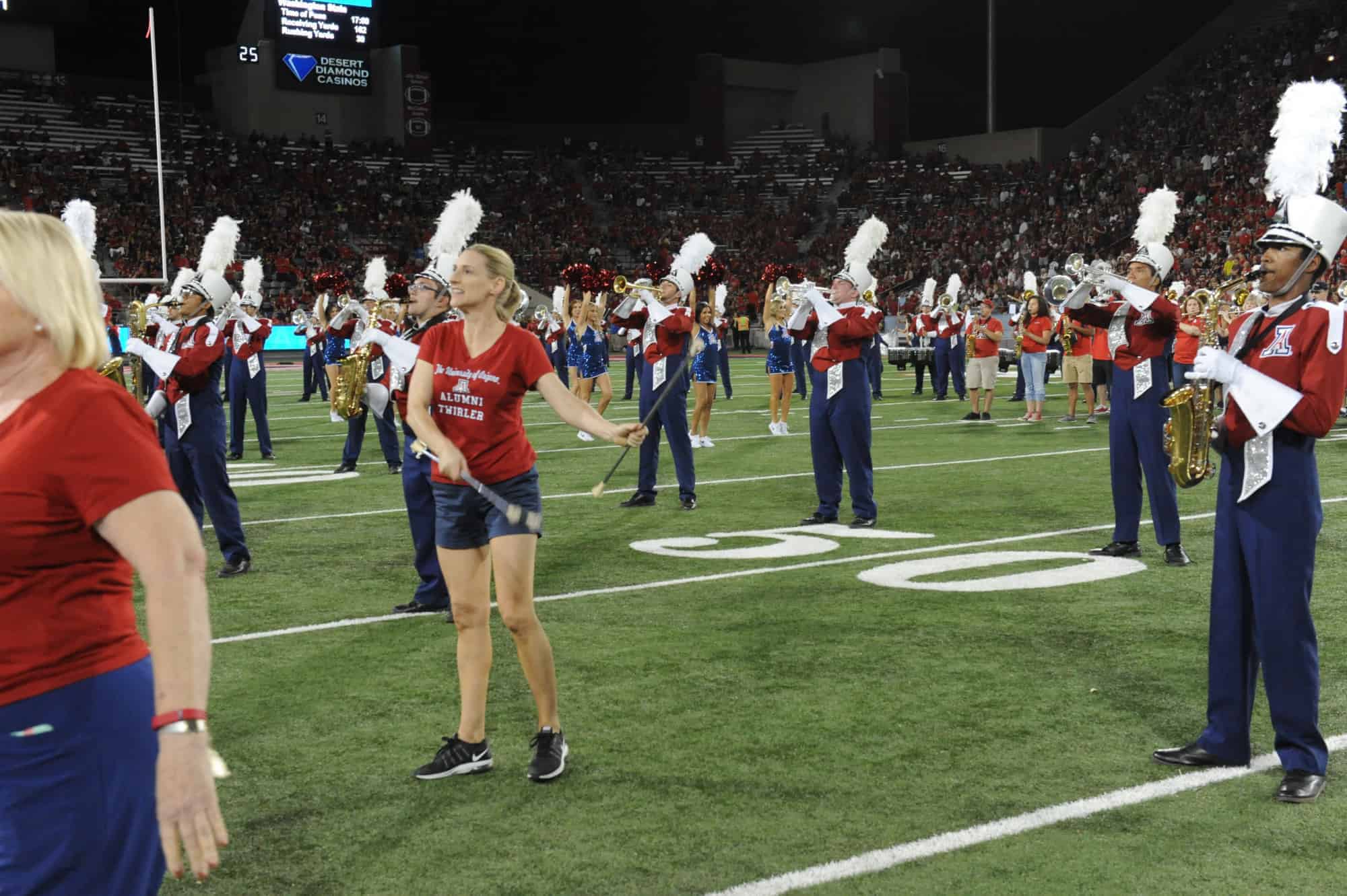 WSU vs UA Halftime