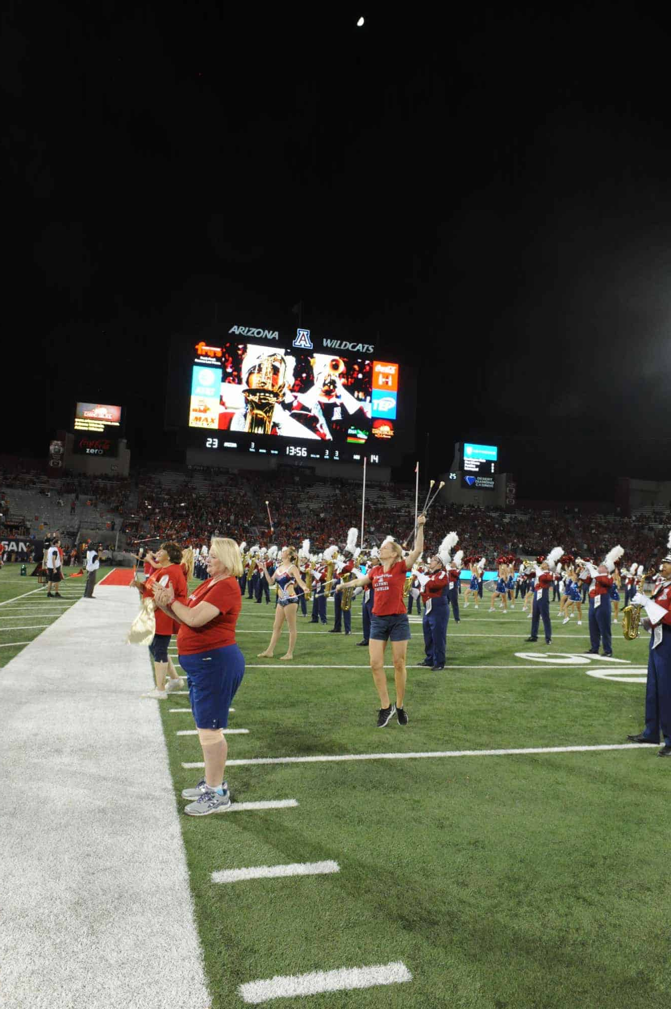 WSU vs UA Halftime