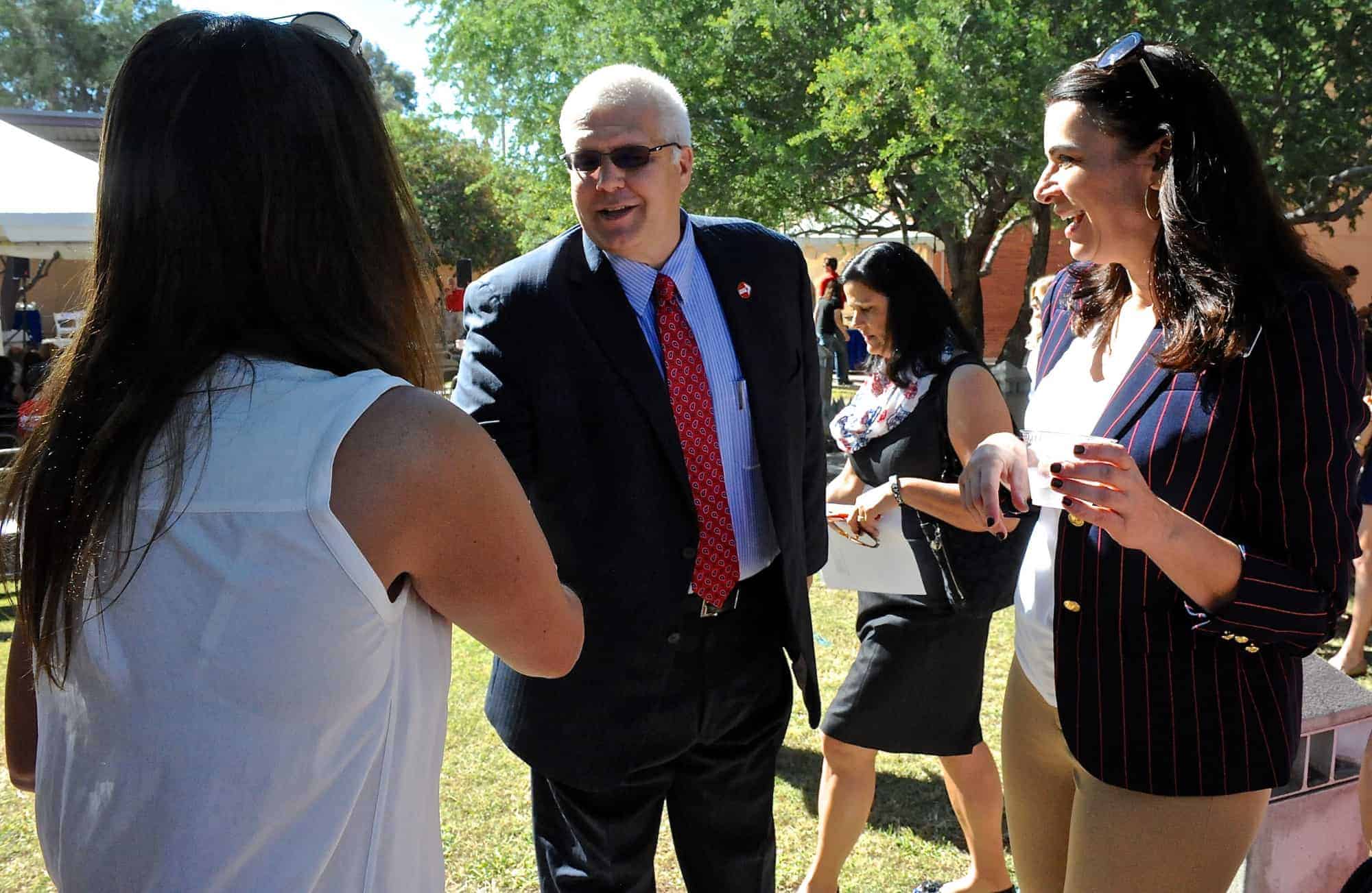 Geraldo Rivera Greek Heritage Park Inauguration