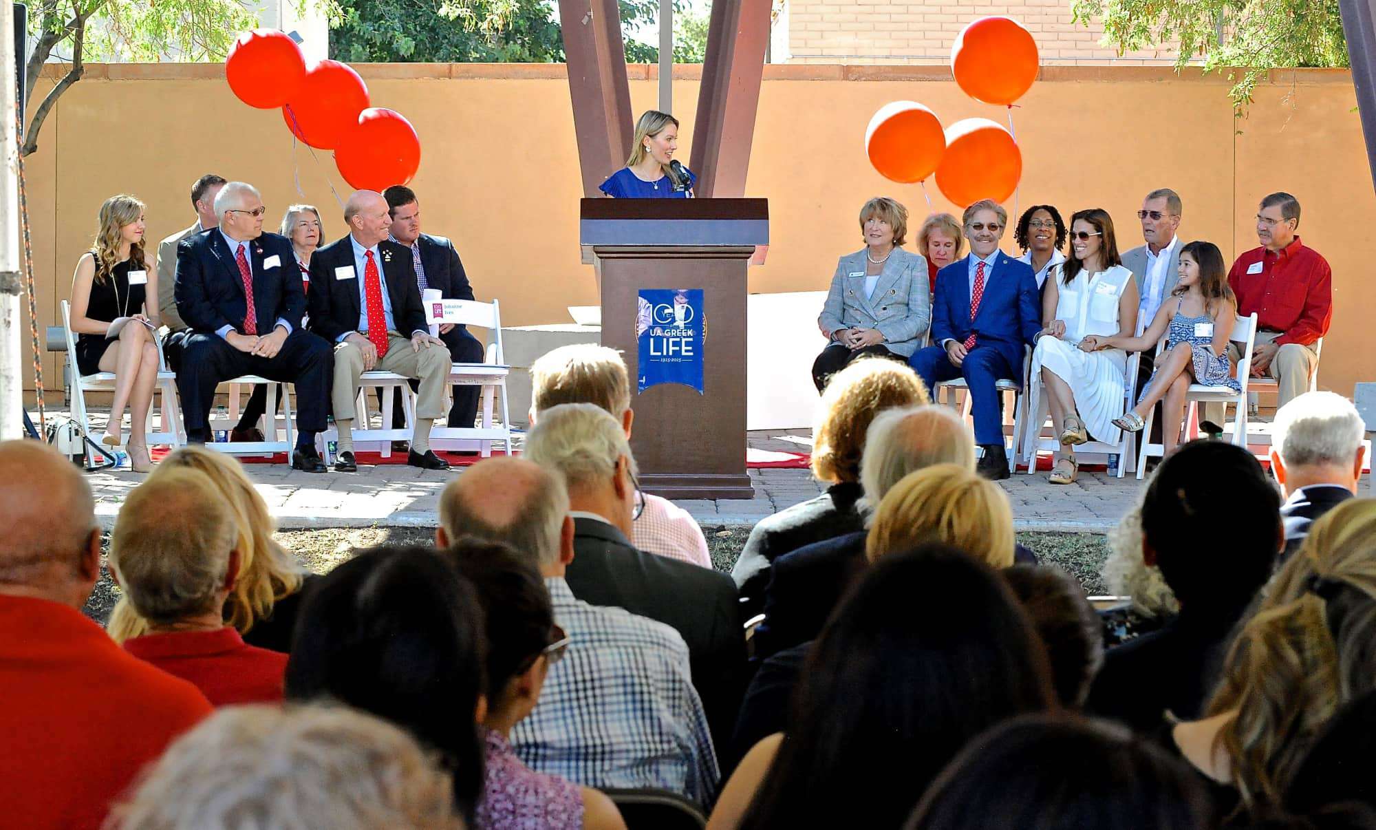 Geraldo Rivera Greek Heritage Park Inauguration