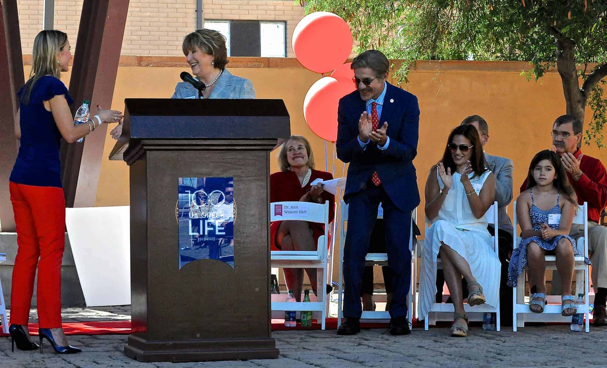 Geraldo Rivera Greek Heritage Park Inauguration