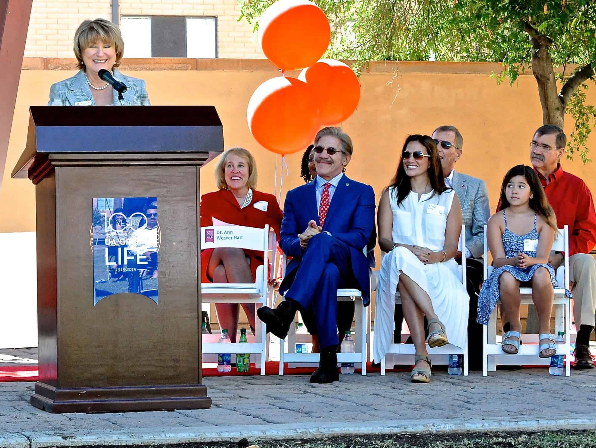 Geraldo Rivera Greek Heritage Park Inauguration