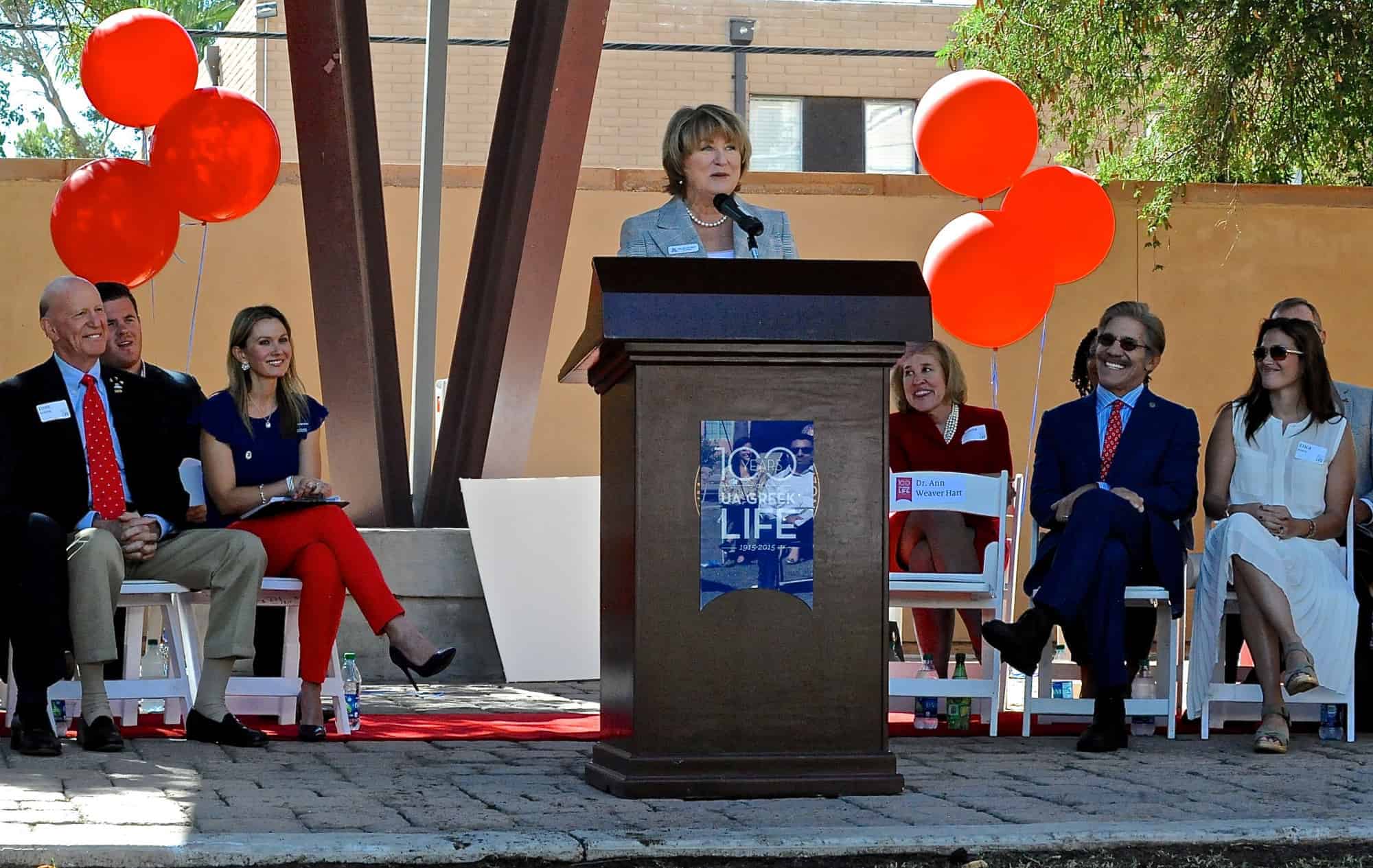 Geraldo Rivera Greek Heritage Park Inauguration