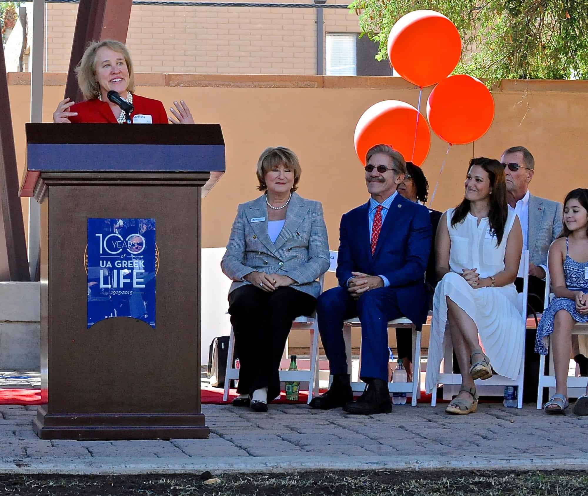 Geraldo Rivera Greek Heritage Park Inauguration