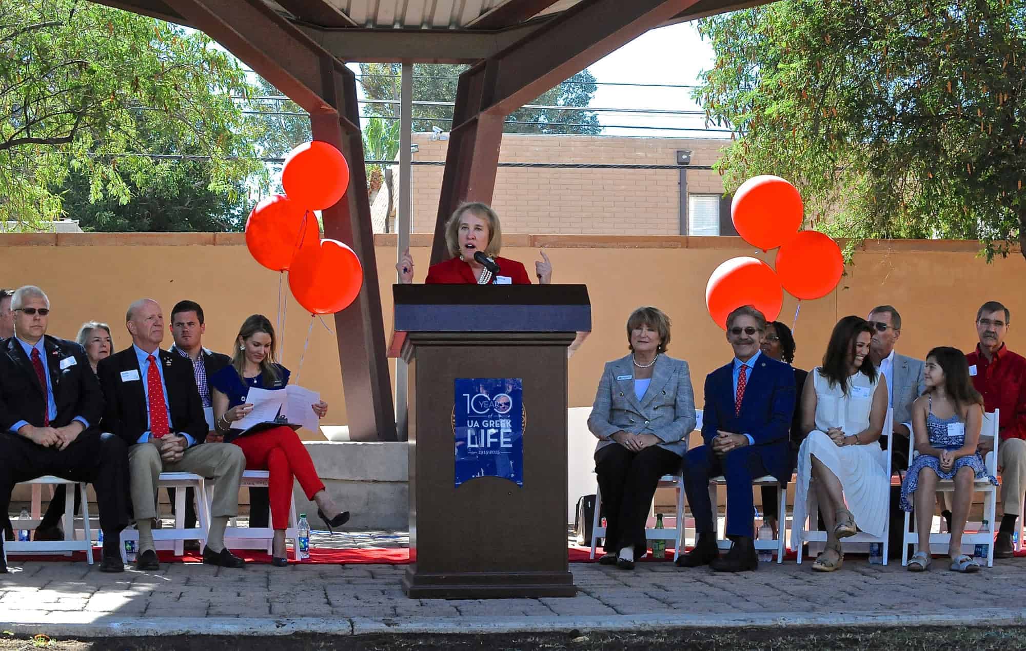 Geraldo Rivera Greek Heritage Park Inauguration