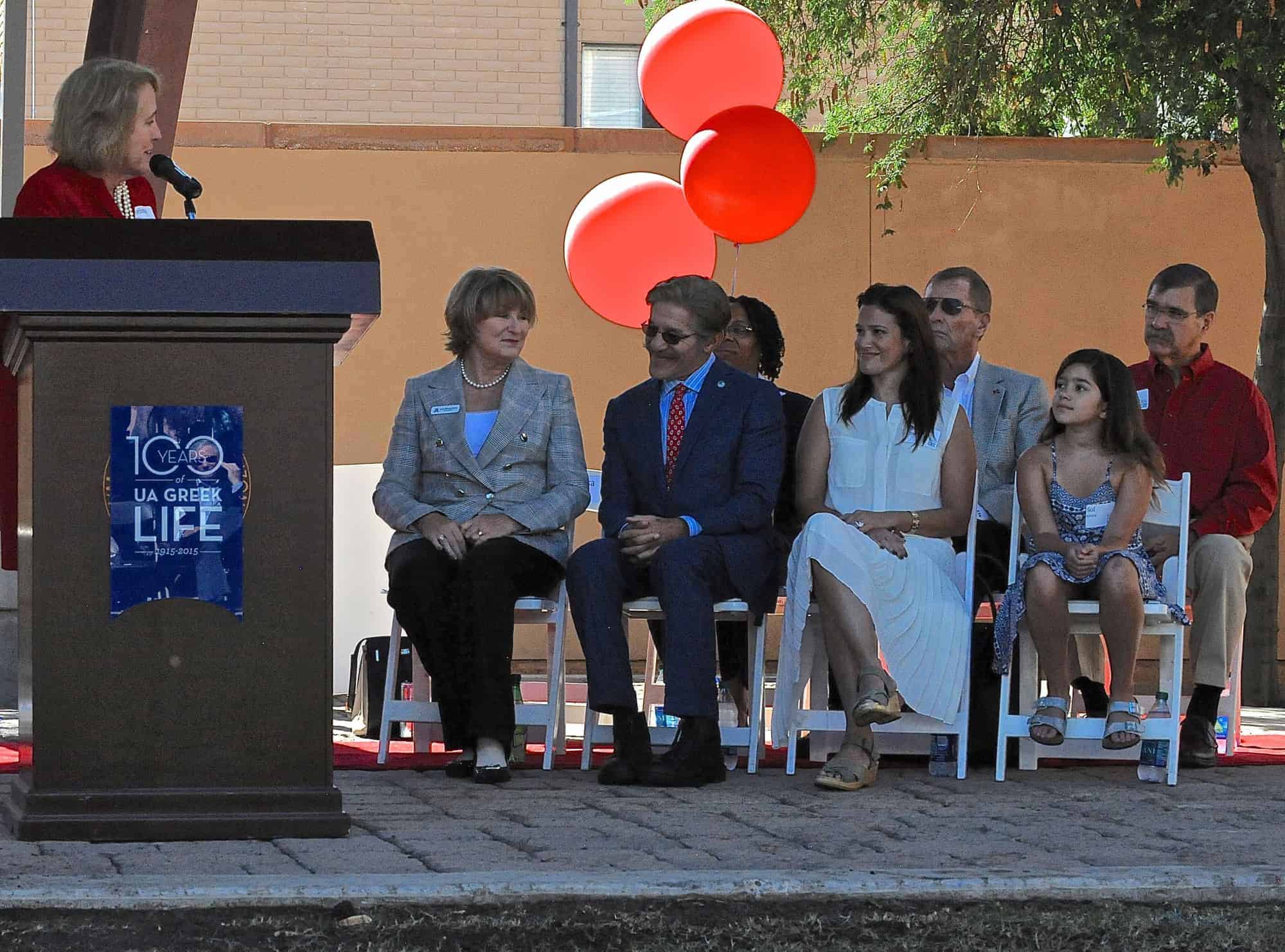 Geraldo Rivera Greek Heritage Park Inauguration