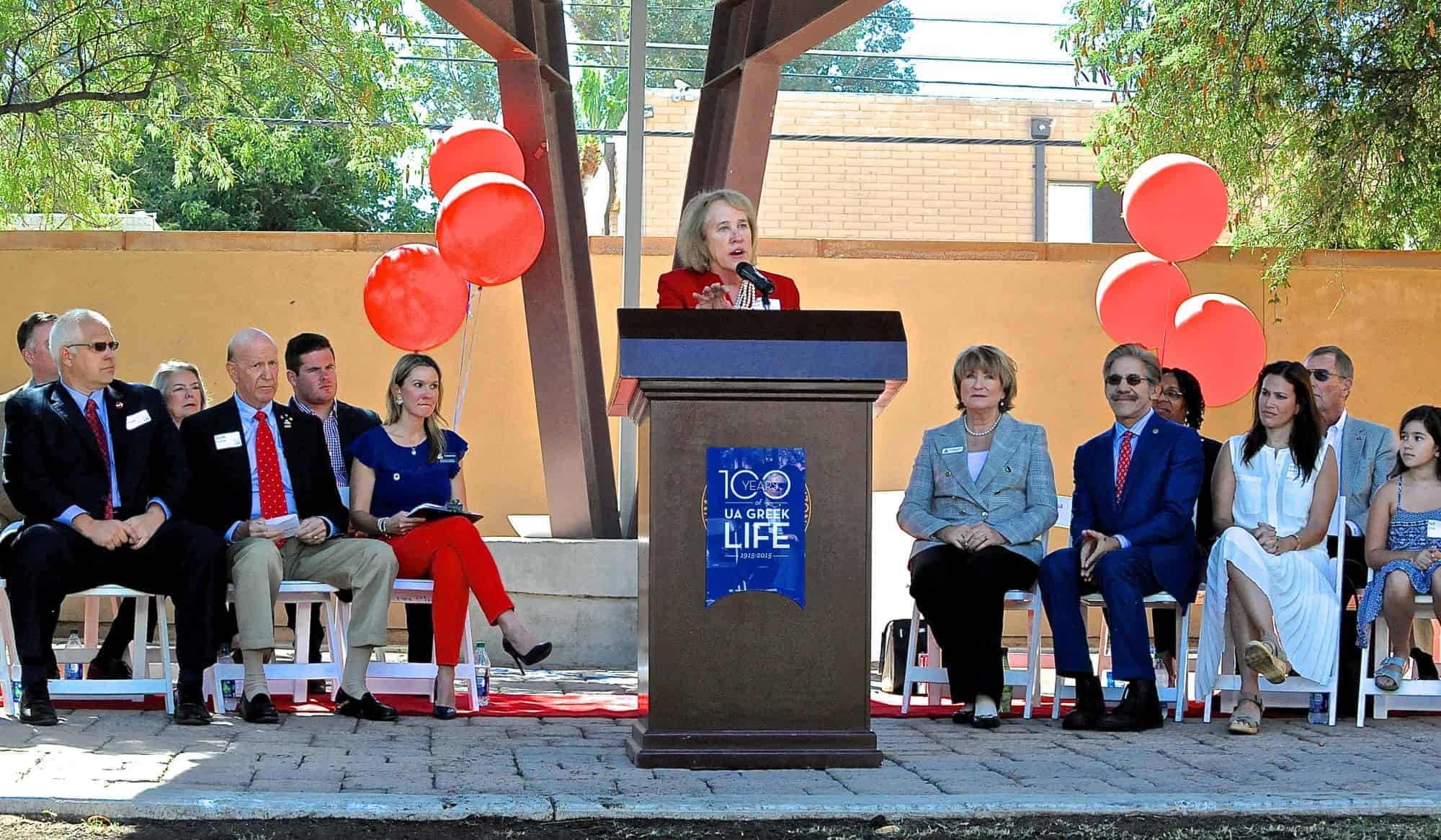 Geraldo Rivera Greek Heritage Park Inauguration