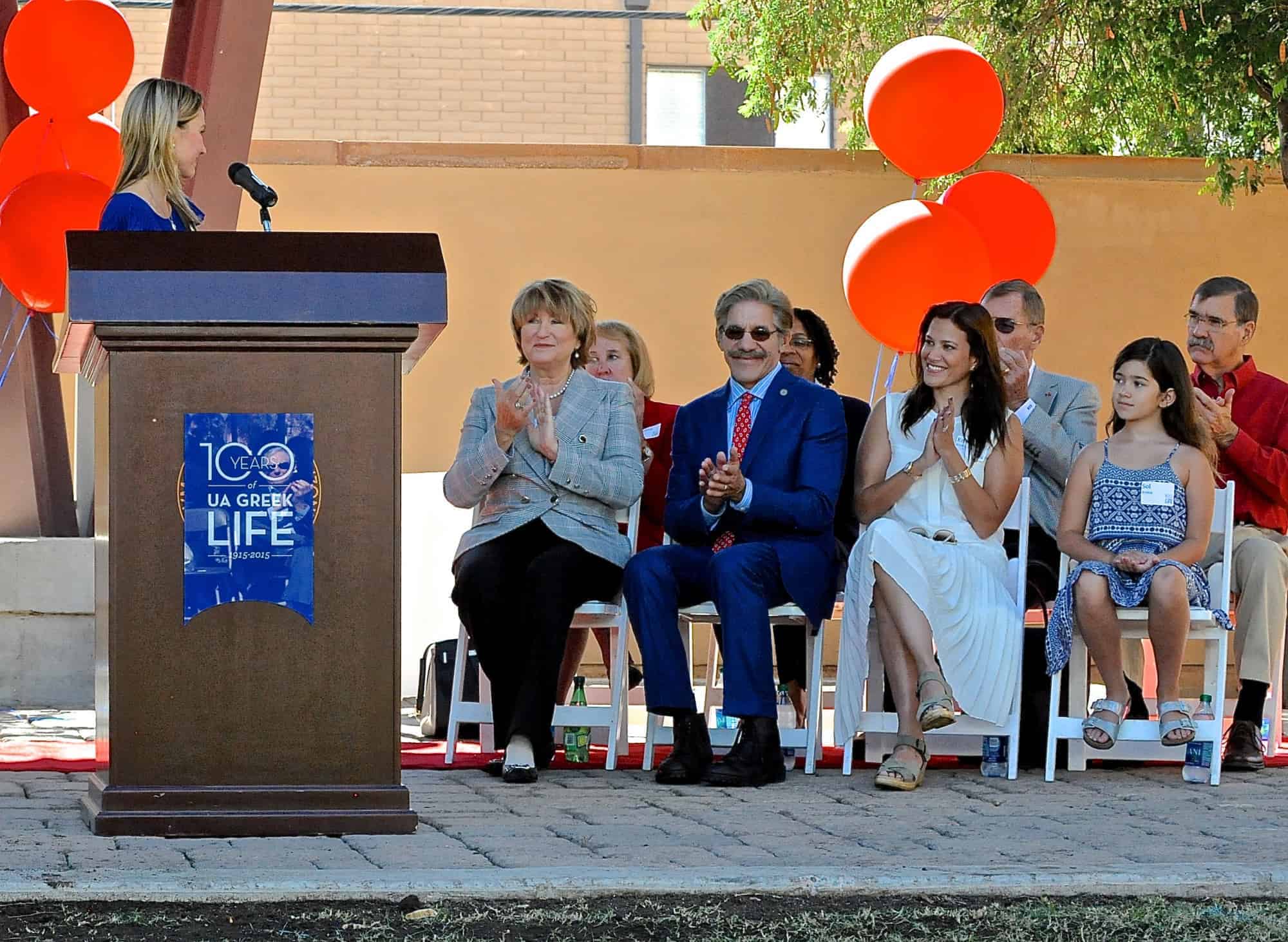Geraldo Rivera Greek Heritage Park Inauguration