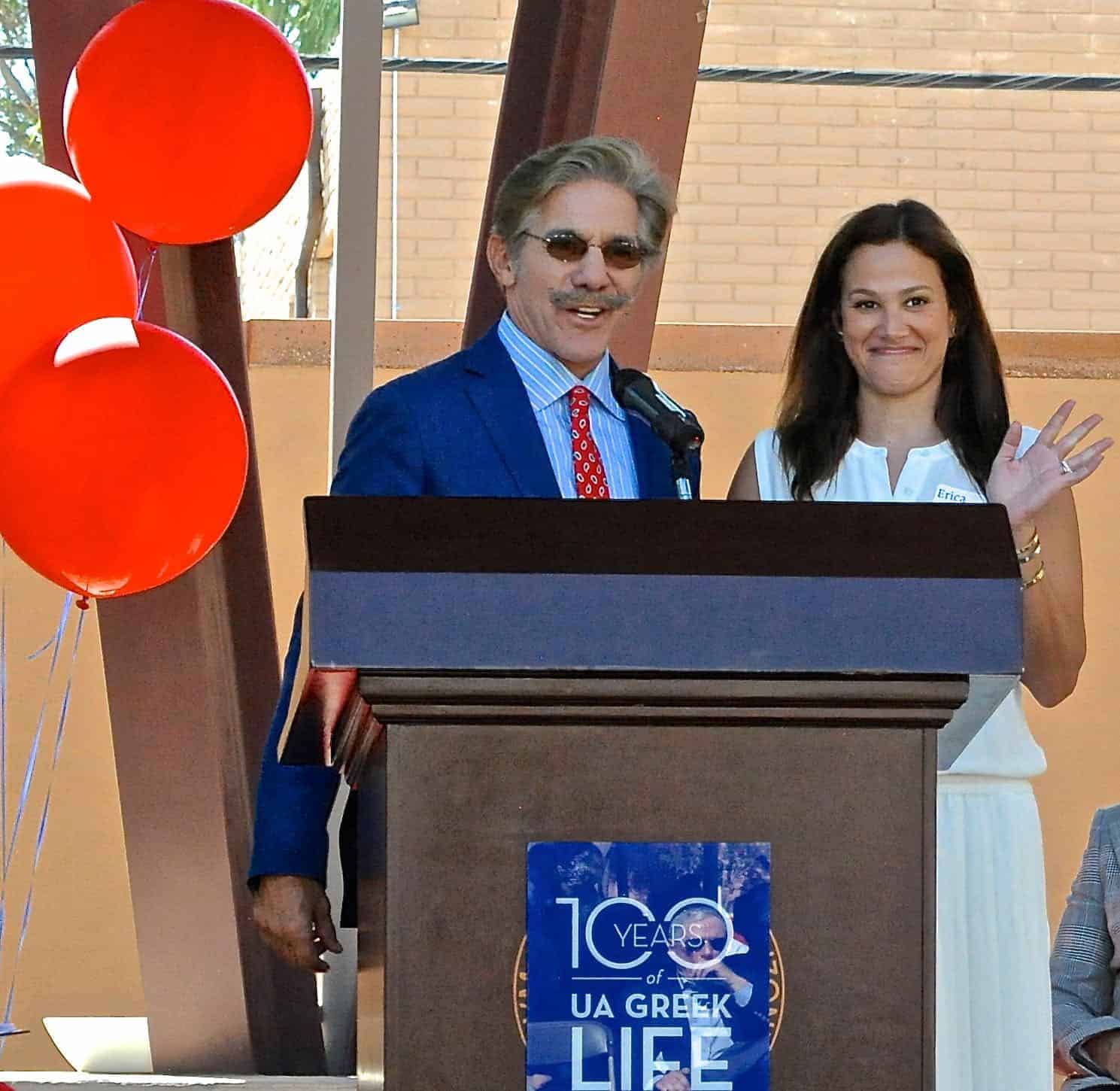 Geraldo Rivera Greek Heritage Park Inauguration