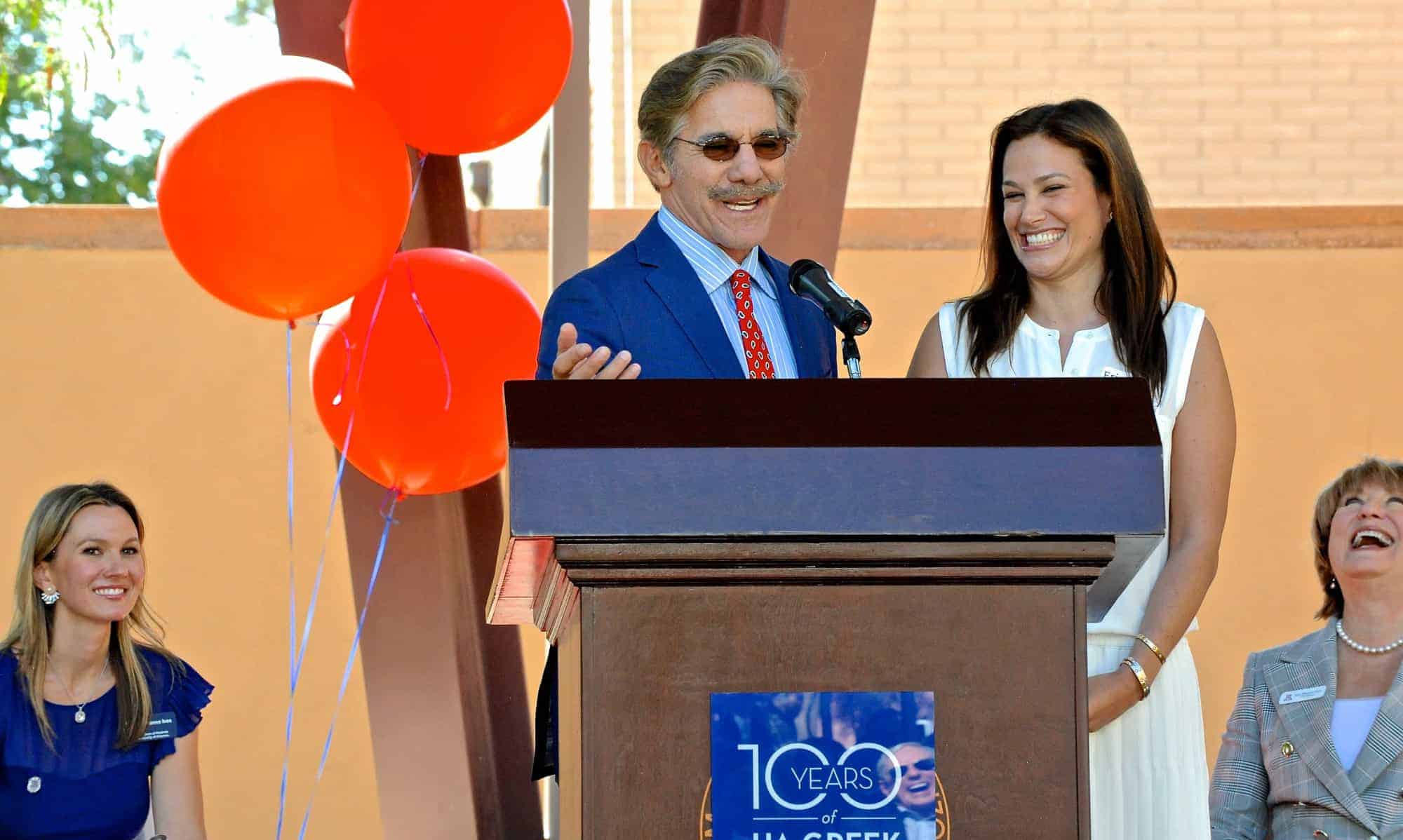 Geraldo Rivera Greek Heritage Park Inauguration