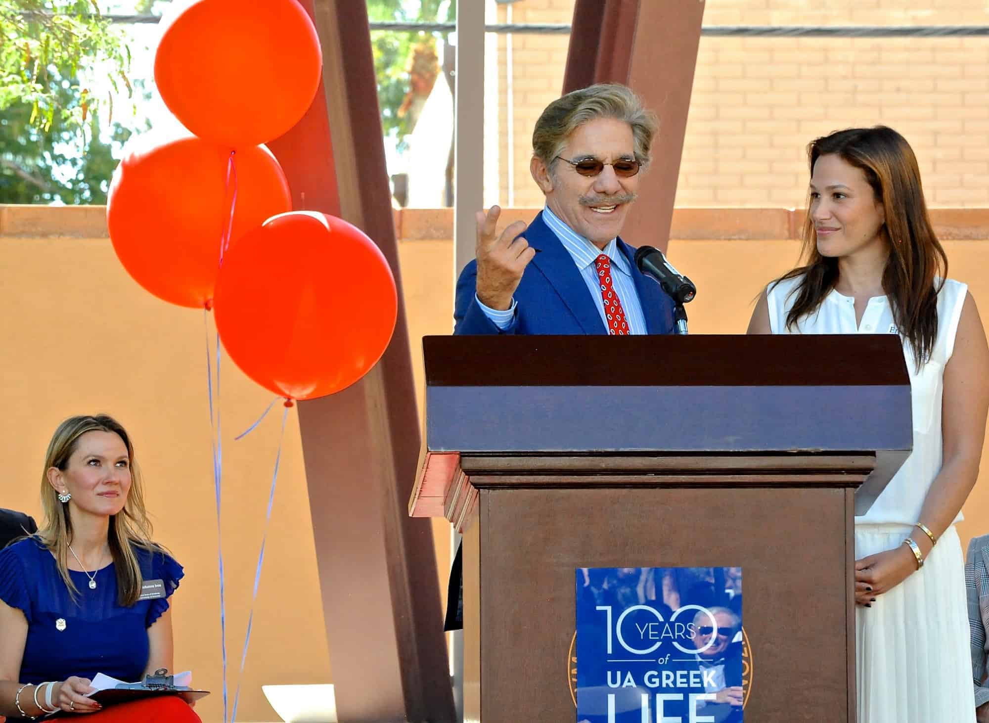 Geraldo Rivera Greek Heritage Park Inauguration