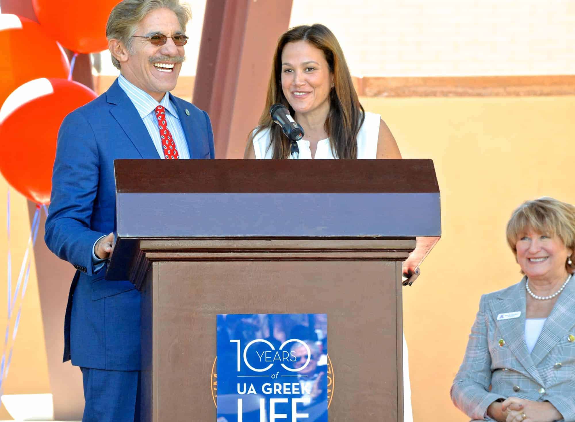 Geraldo Rivera Greek Heritage Park Inauguration