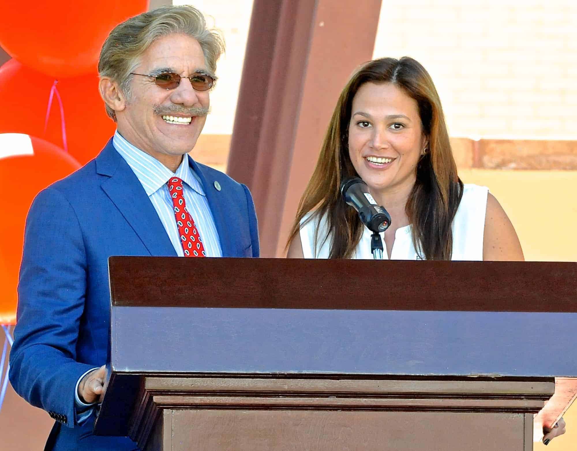 Geraldo Rivera Greek Heritage Park Inauguration