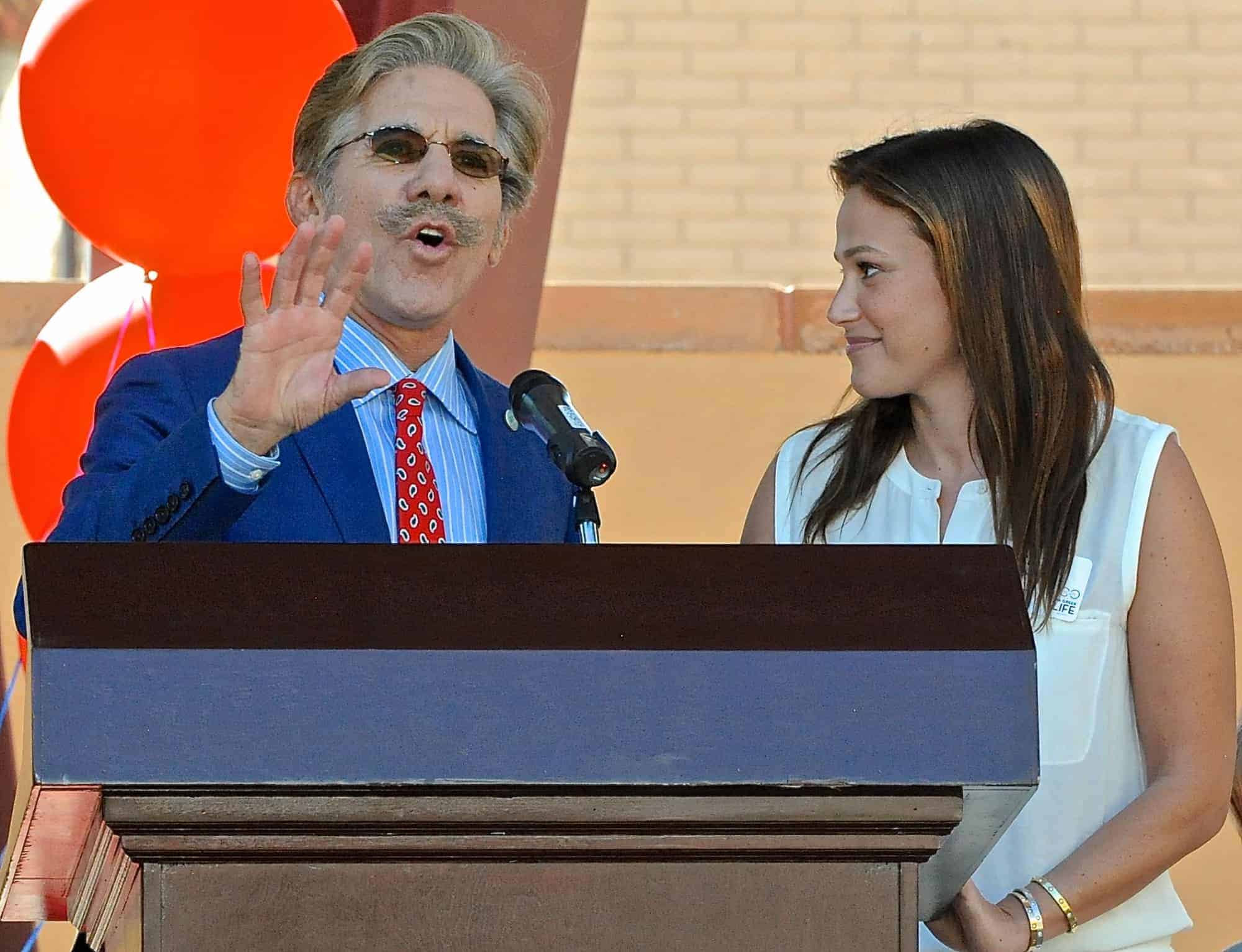 Geraldo Rivera Greek Heritage Park Inauguration