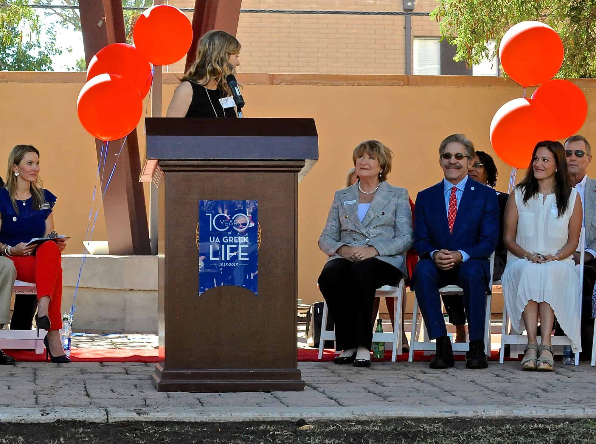 Geraldo Rivera Greek Heritage Park Inauguration