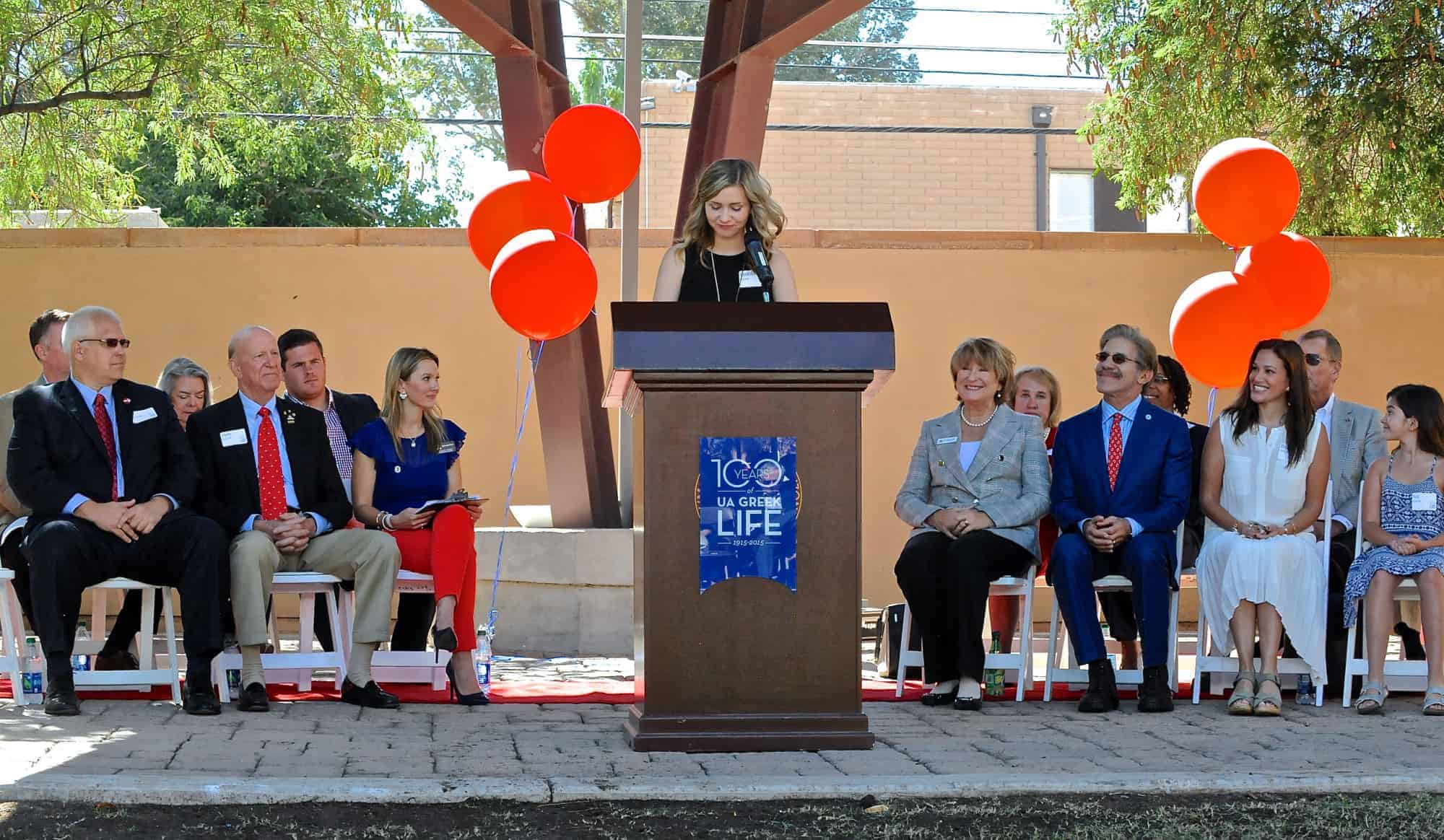 Geraldo Rivera Greek Heritage Park Inauguration