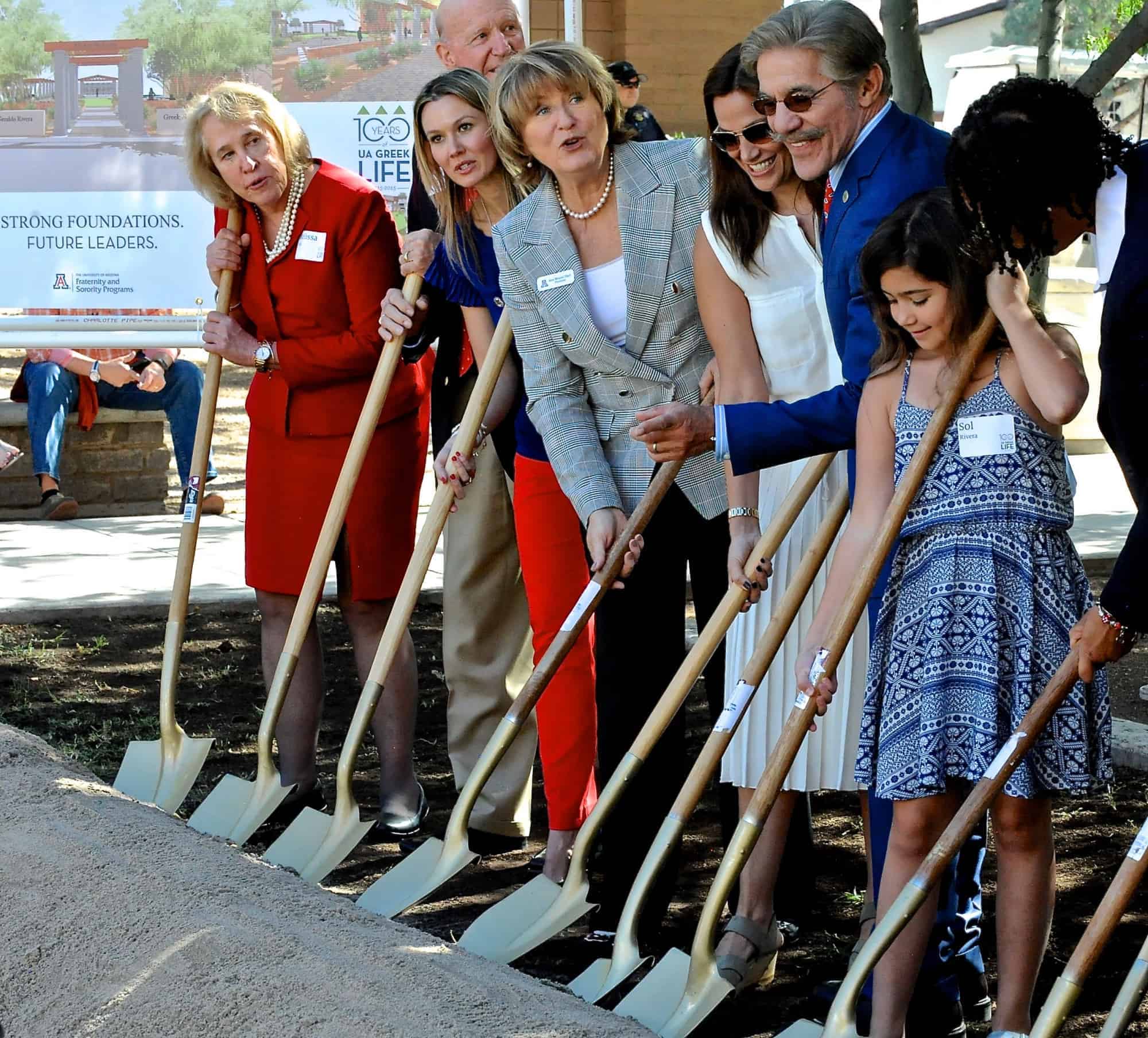 Geraldo Rivera Greek Heritage Park Inauguration