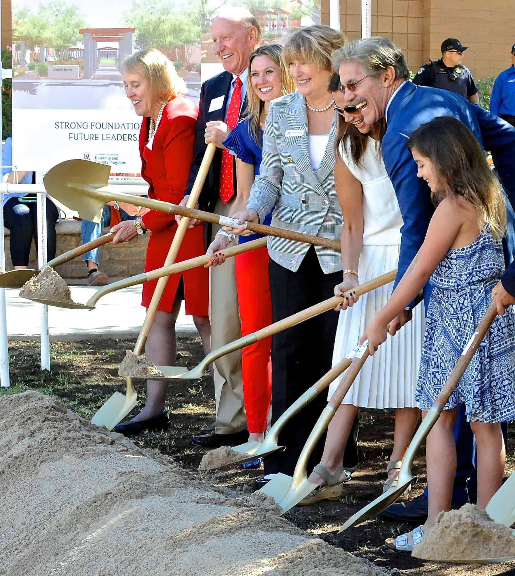 Geraldo Rivera Greek Heritage Park Inauguration