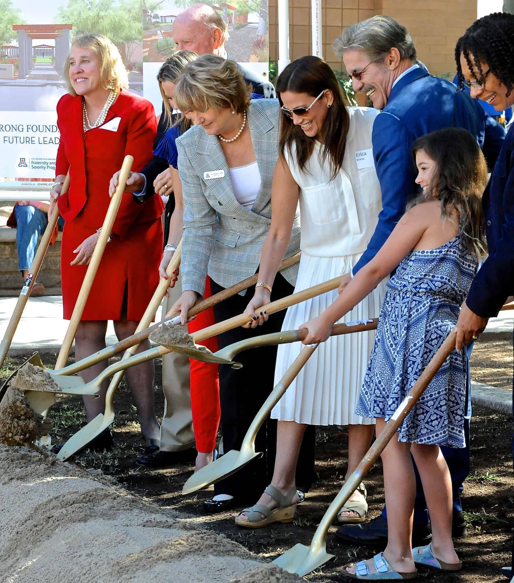 Geraldo Rivera Greek Heritage Park Inauguration