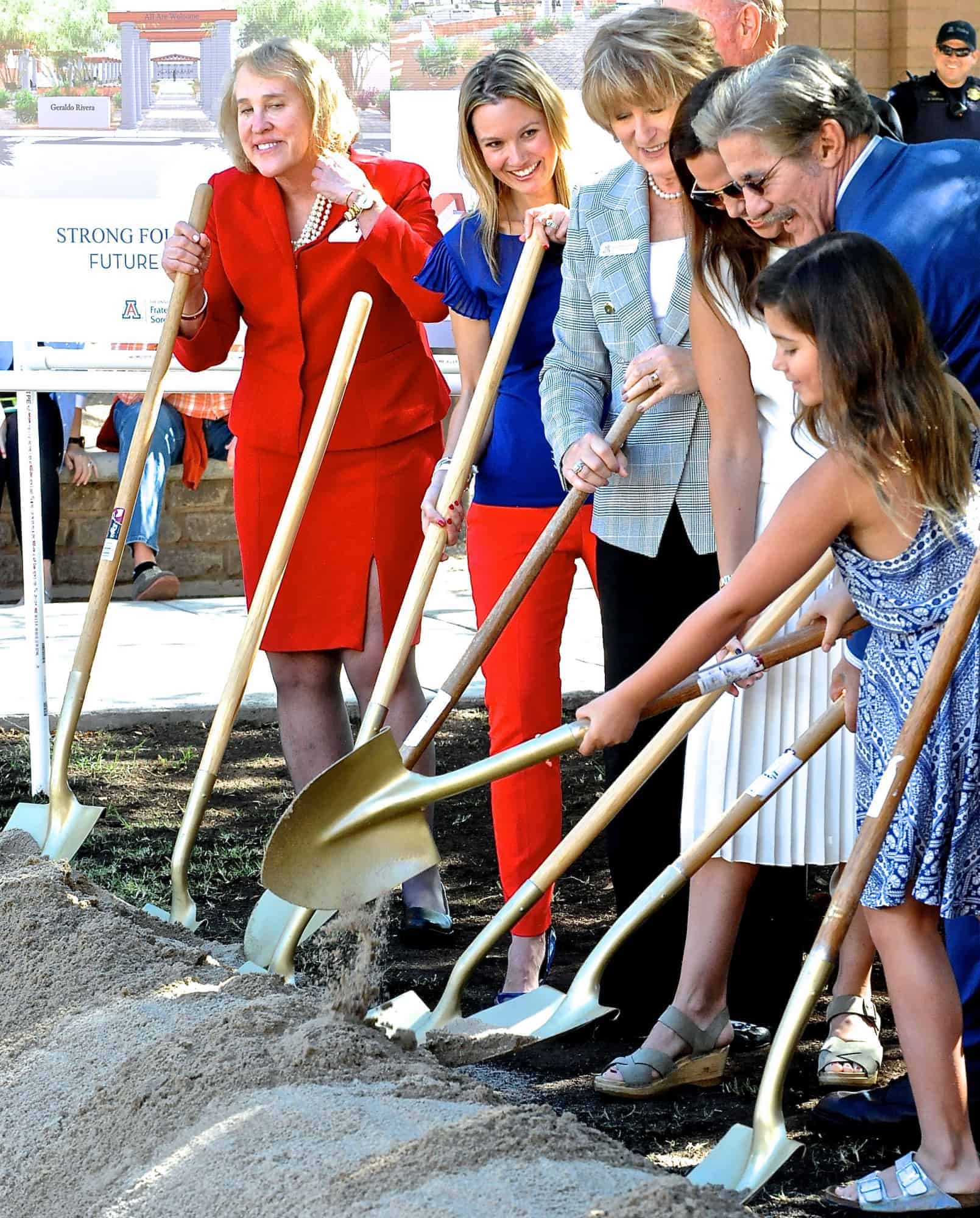 Geraldo Rivera Greek Heritage Park Inauguration