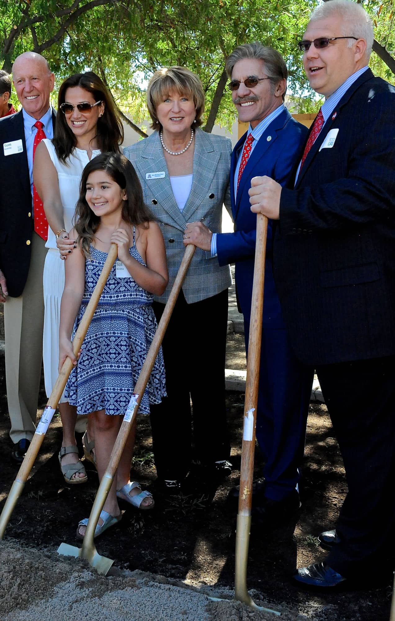 Geraldo Rivera Greek Heritage Park Inauguration
