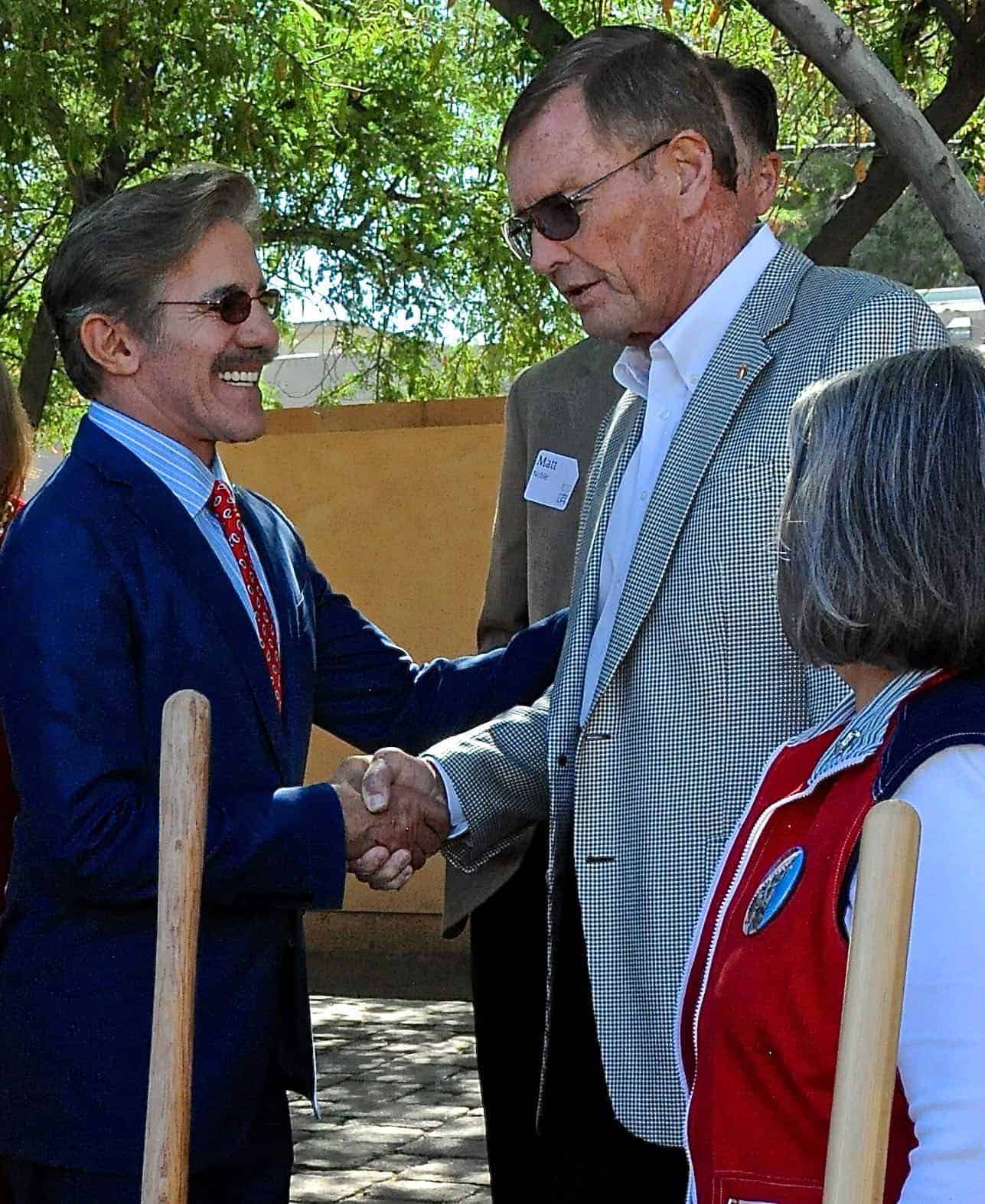 Geraldo Rivera Greek Heritage Park Inauguration