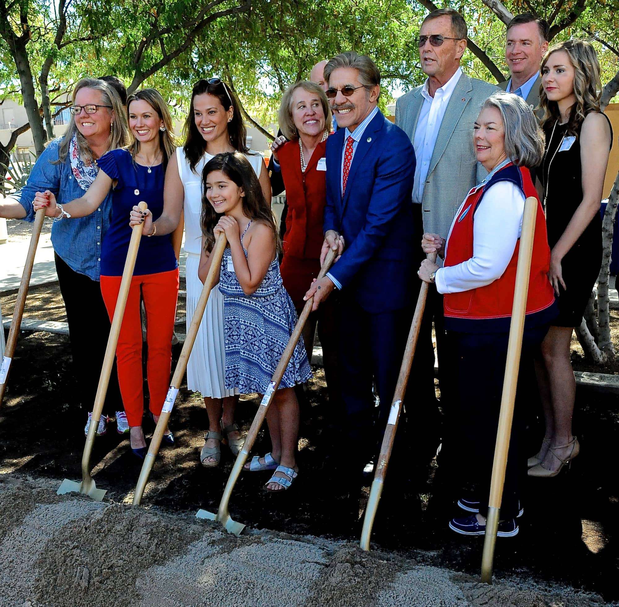 Geraldo Rivera Greek Heritage Park Inauguration