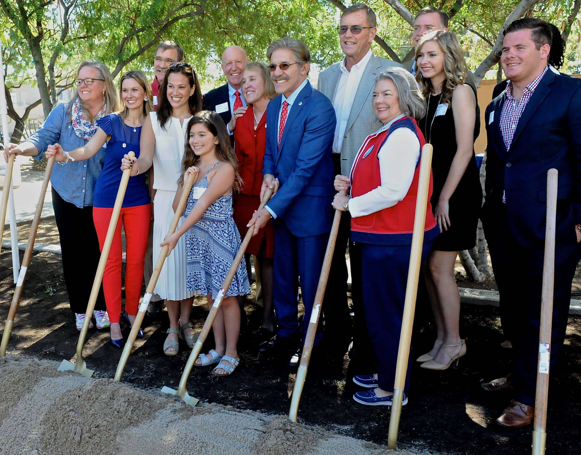 Geraldo Rivera Greek Heritage Park Inauguration