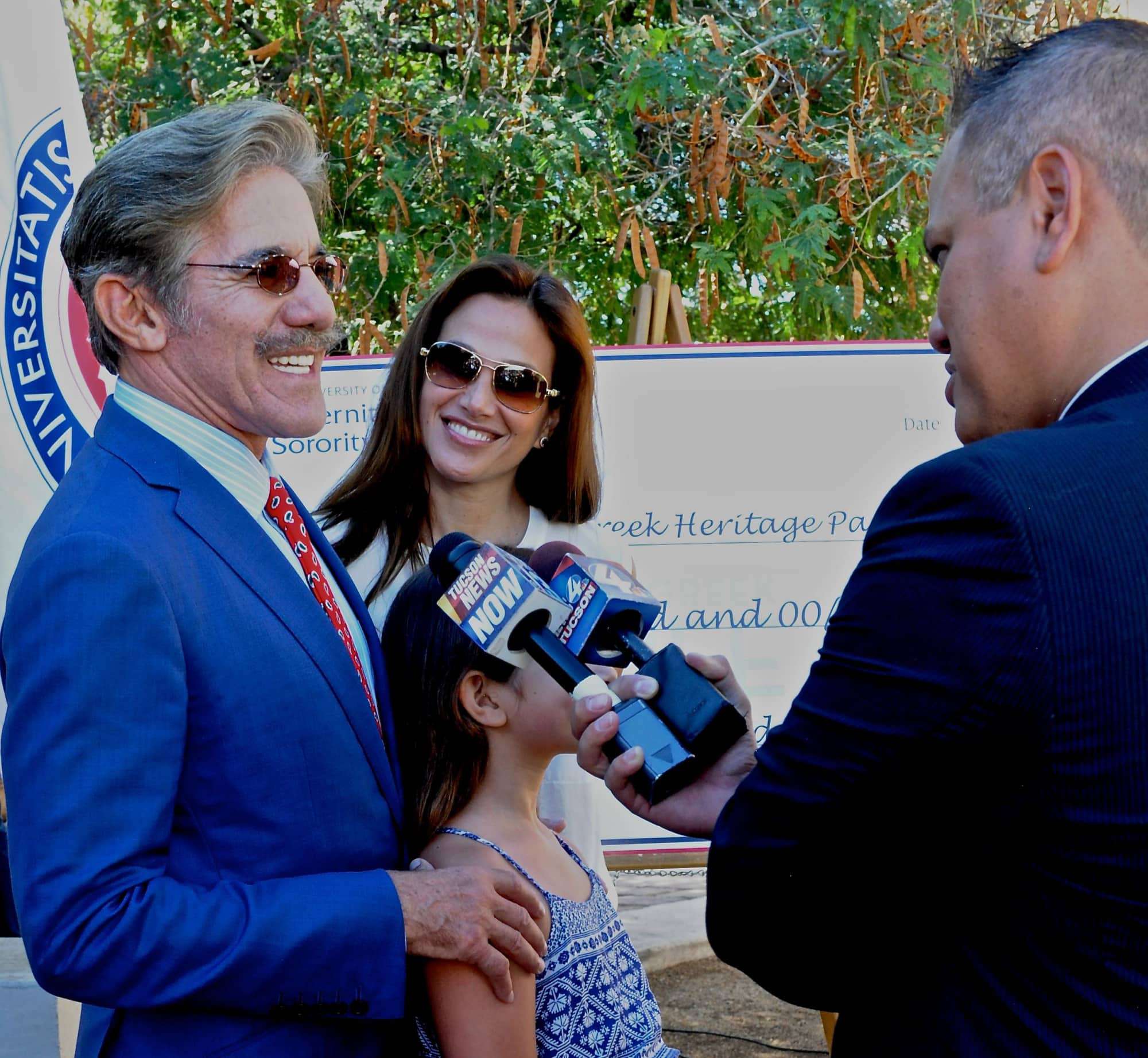 Geraldo Rivera Greek Heritage Park Inauguration