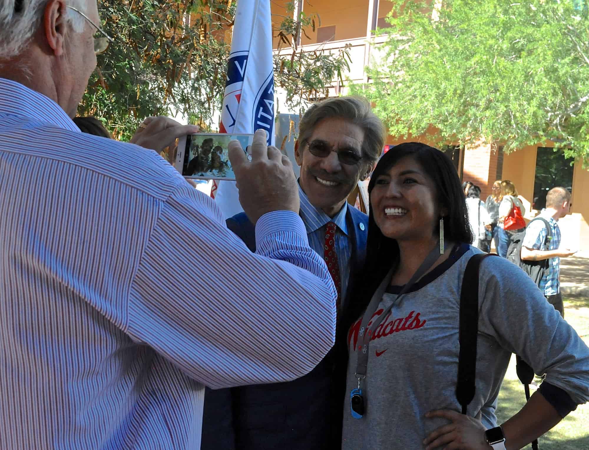 Geraldo Rivera Greek Heritage Park Inauguration