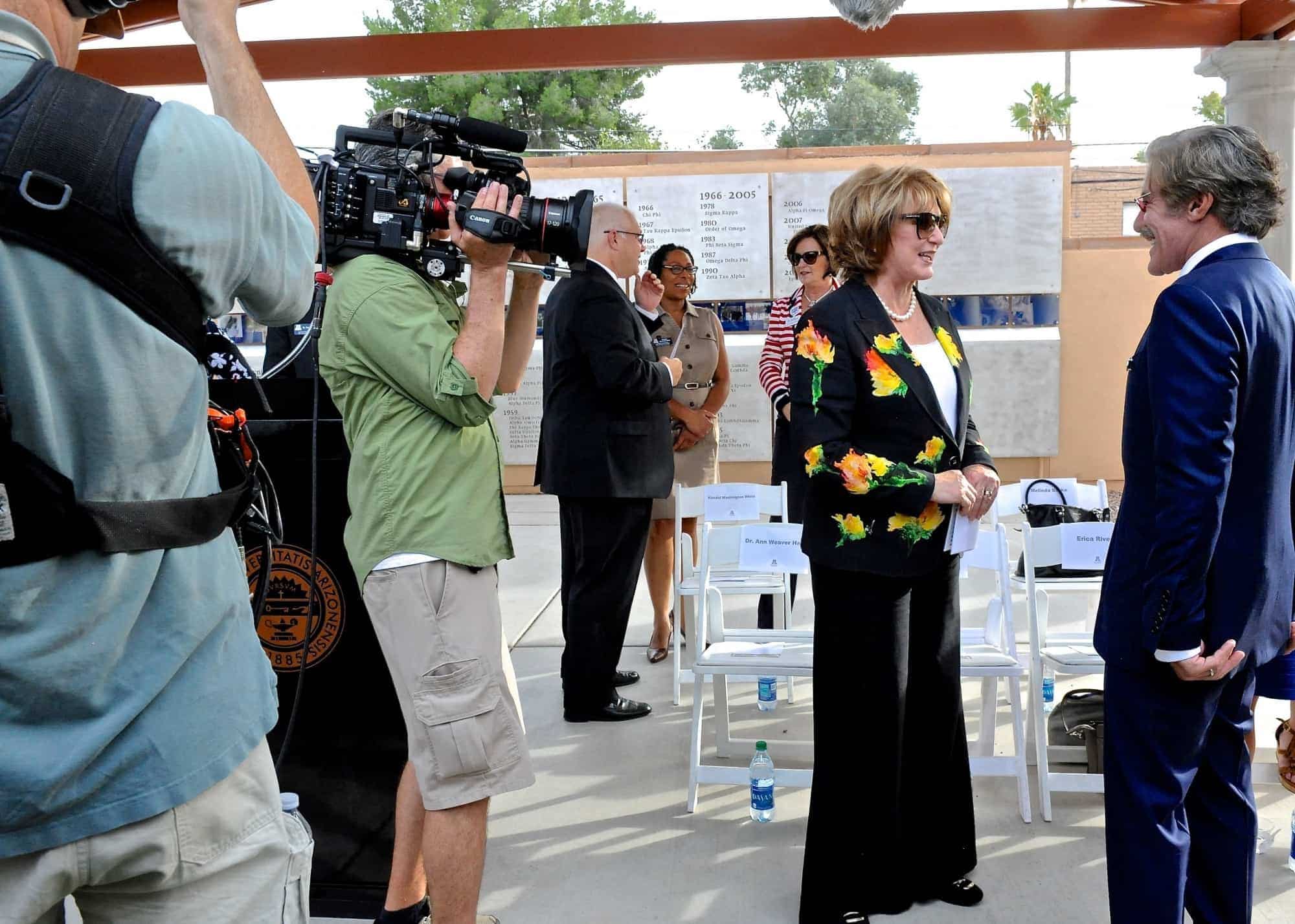 Geraldo Rivera Greek Heritage Park Dedication and Ribbon Cutting