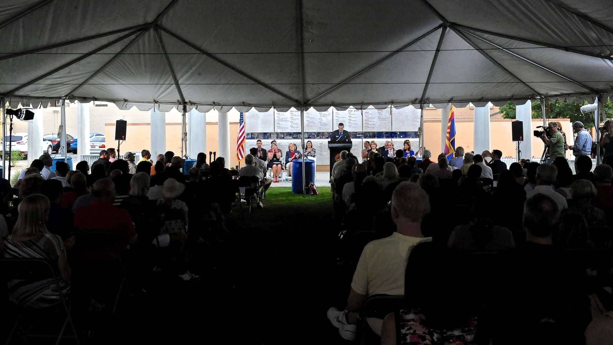 Geraldo Rivera Greek Heritage Park Dedication and Ribbon Cutting