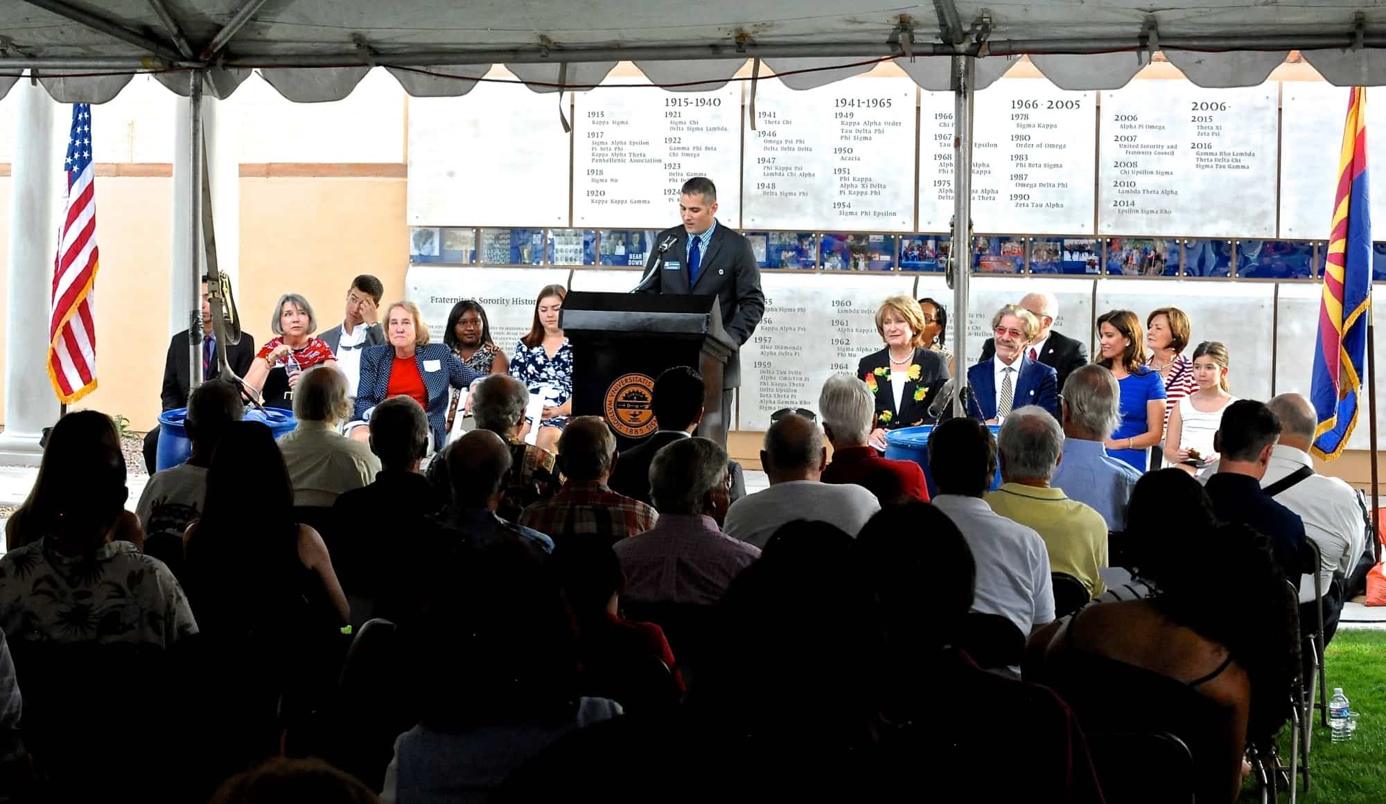 Geraldo Rivera Greek Heritage Park Dedication and Ribbon Cutting