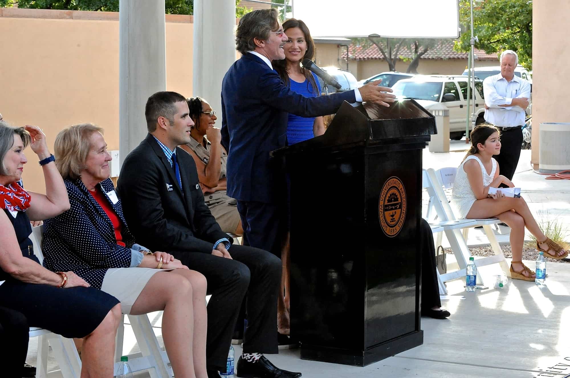 Geraldo Rivera Greek Heritage Park Dedication and Ribbon Cutting
