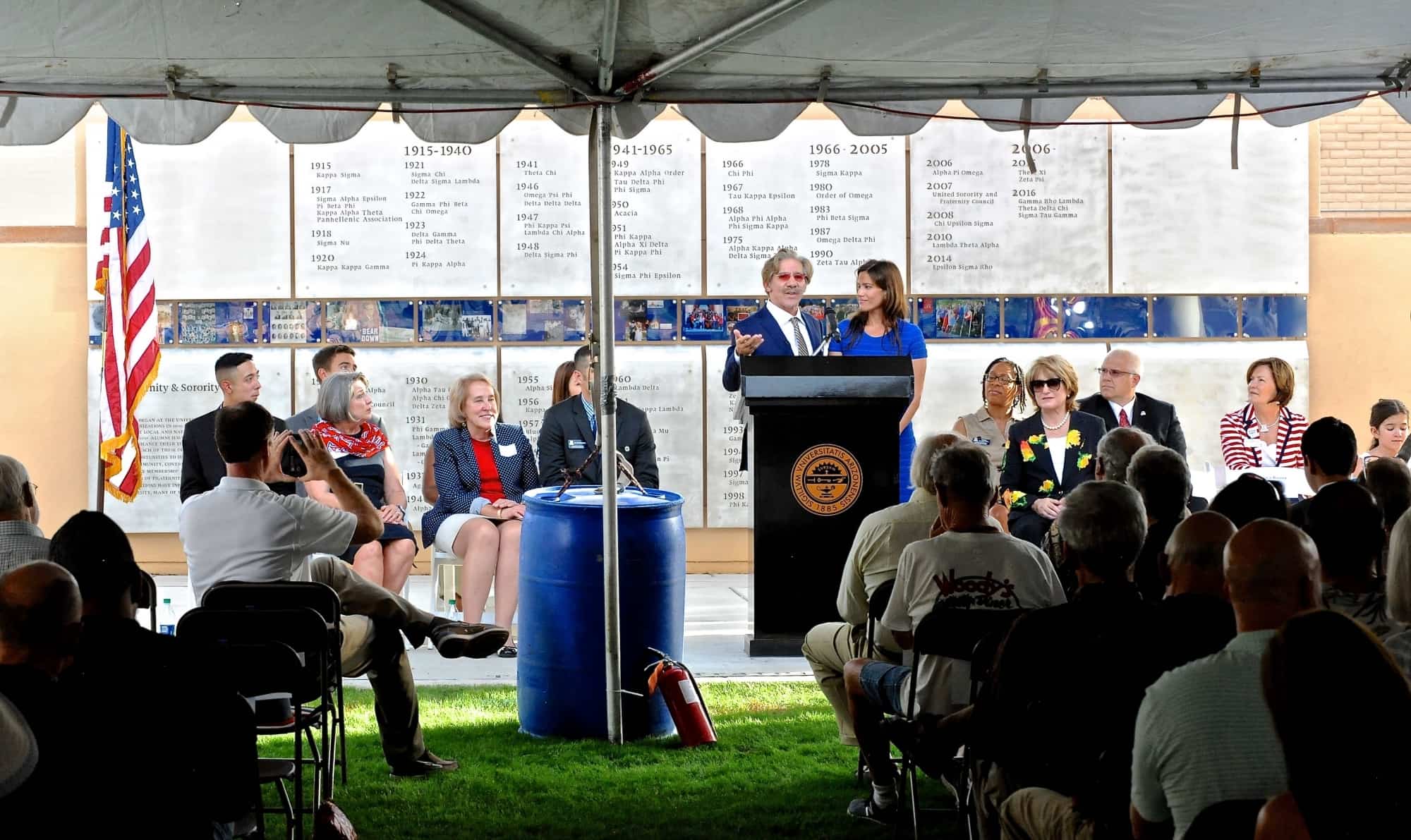 Geraldo Rivera Greek Heritage Park Dedication and Ribbon Cutting