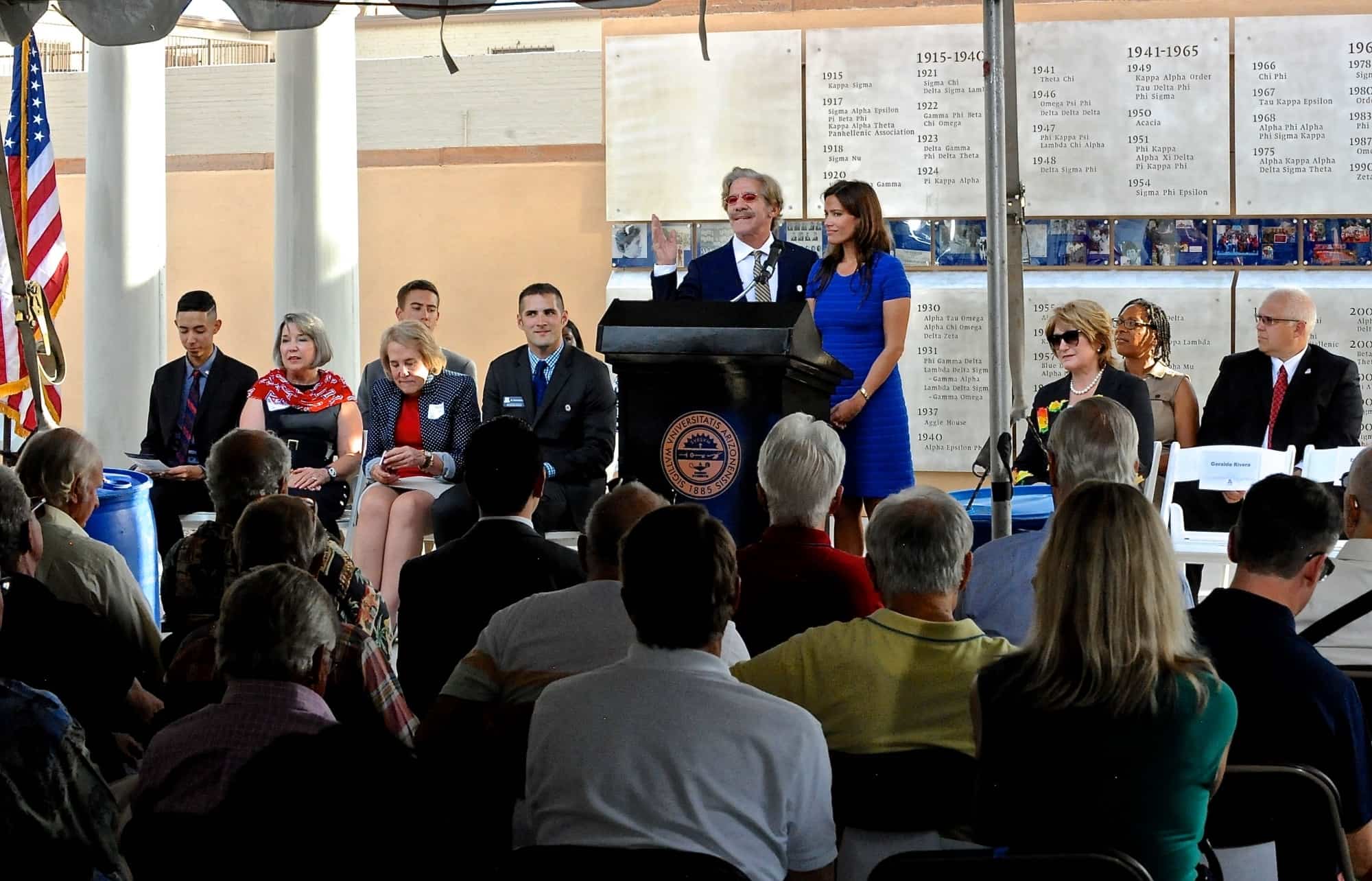 Geraldo Rivera Greek Heritage Park Dedication and Ribbon Cutting