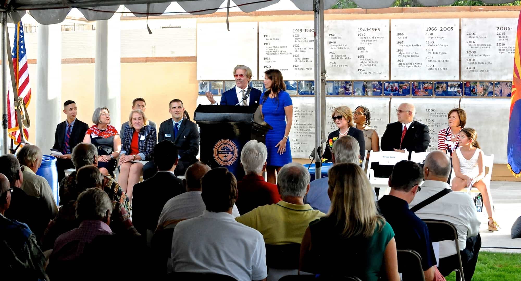 Geraldo Rivera Greek Heritage Park Dedication and Ribbon Cutting
