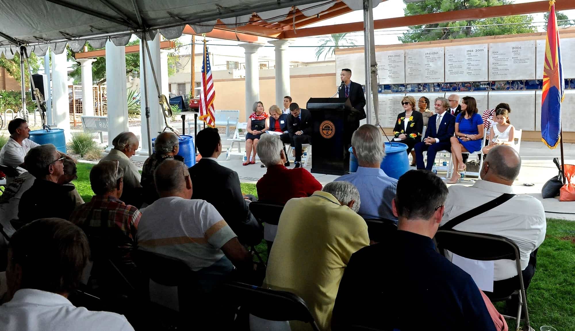 Geraldo Rivera Greek Heritage Park Dedication and Ribbon Cutting