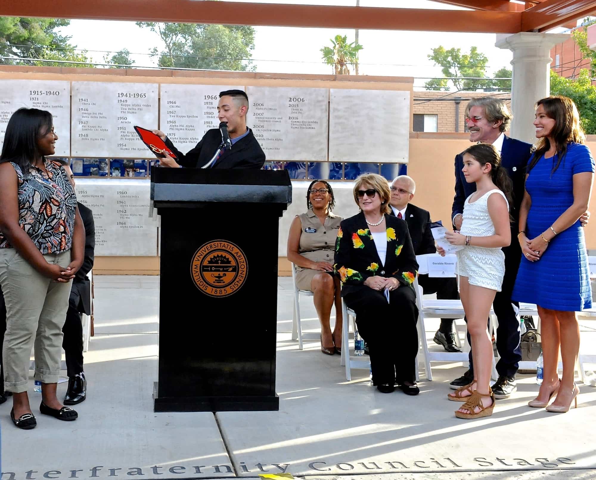 Geraldo Rivera Greek Heritage Park Dedication and Ribbon Cutting