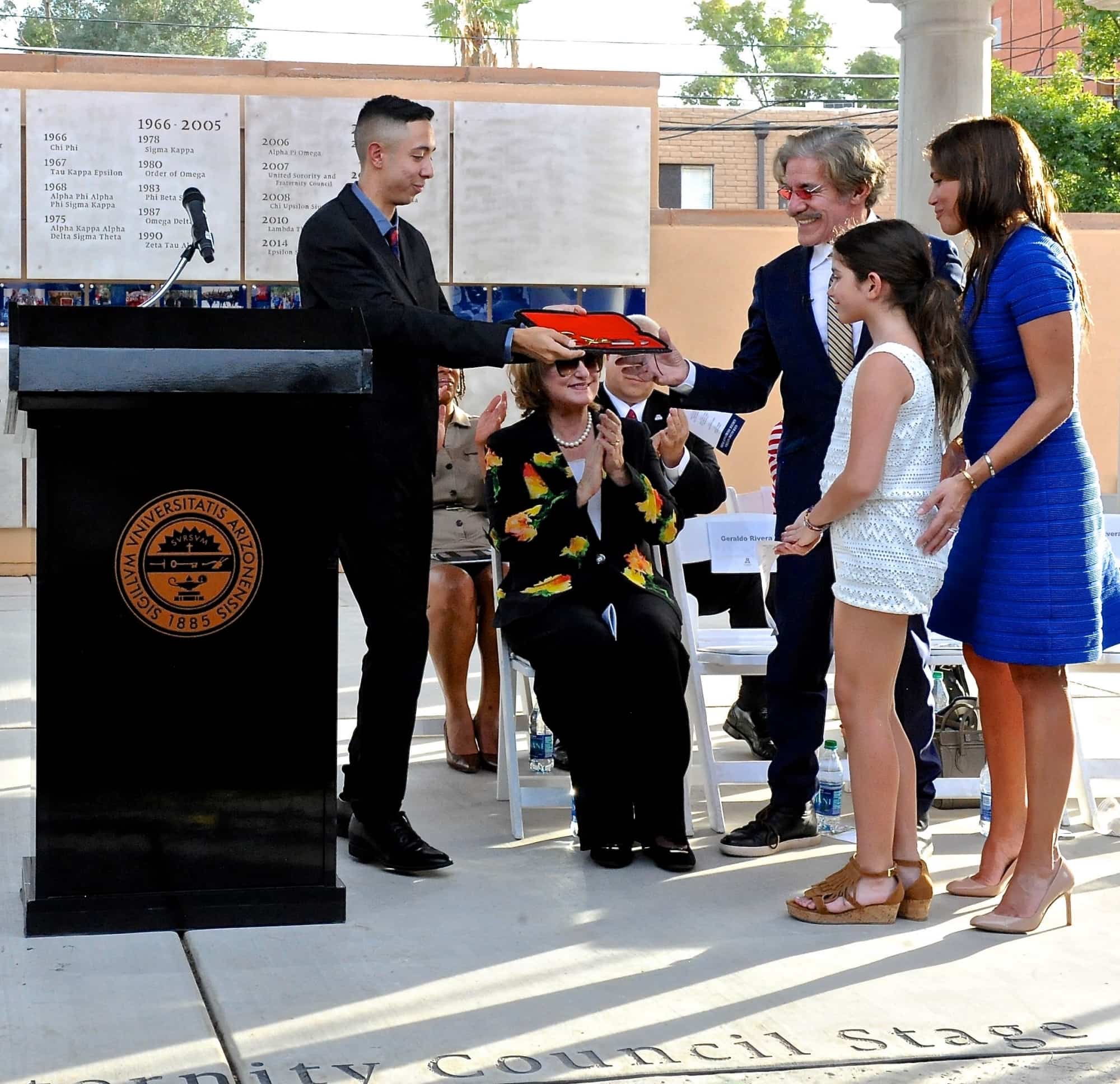 Geraldo Rivera Greek Heritage Park Dedication and Ribbon Cutting