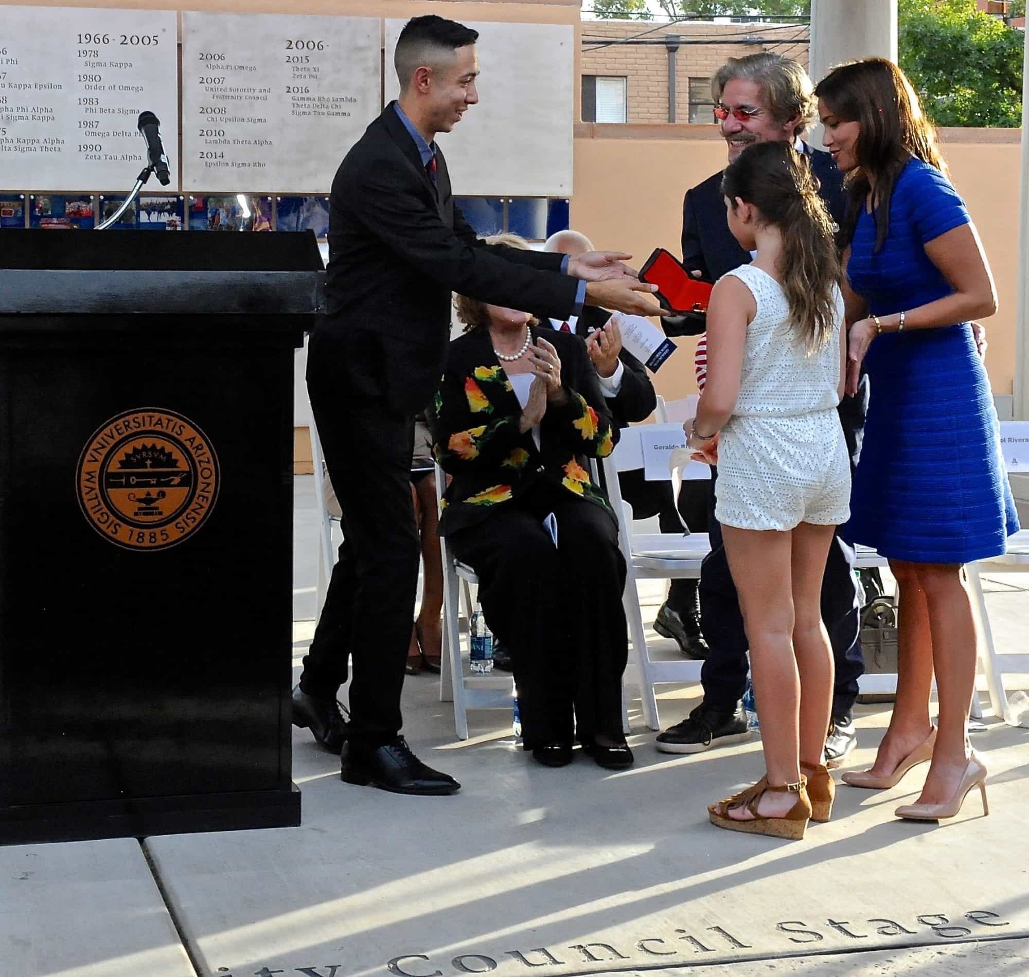 Geraldo Rivera Greek Heritage Park Dedication and Ribbon Cutting