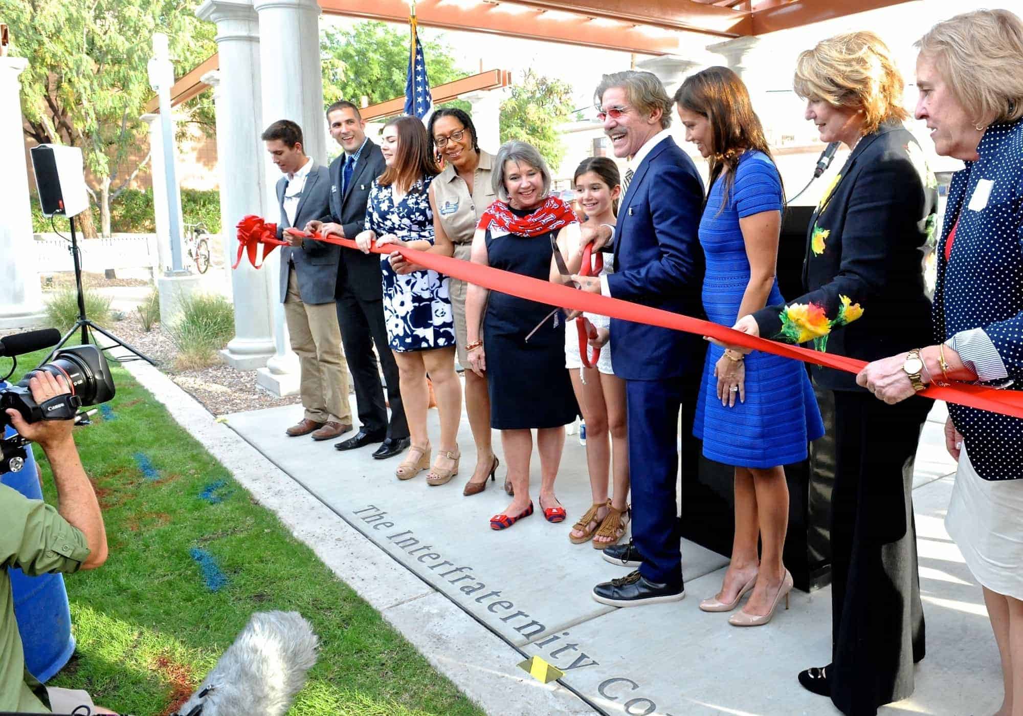 Geraldo Rivera Greek Heritage Park Dedication and Ribbon Cutting
