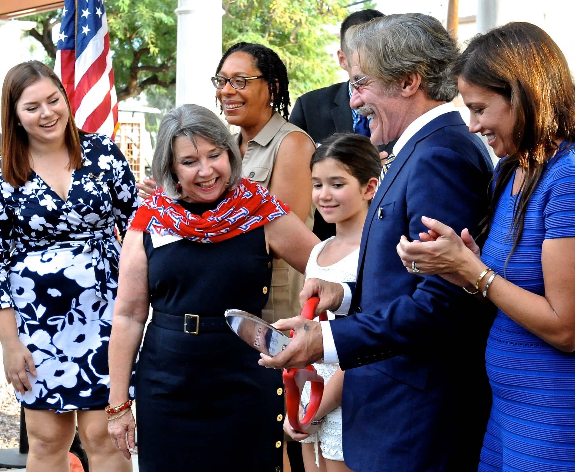 Geraldo Rivera Greek Heritage Park Dedication and Ribbon Cutting