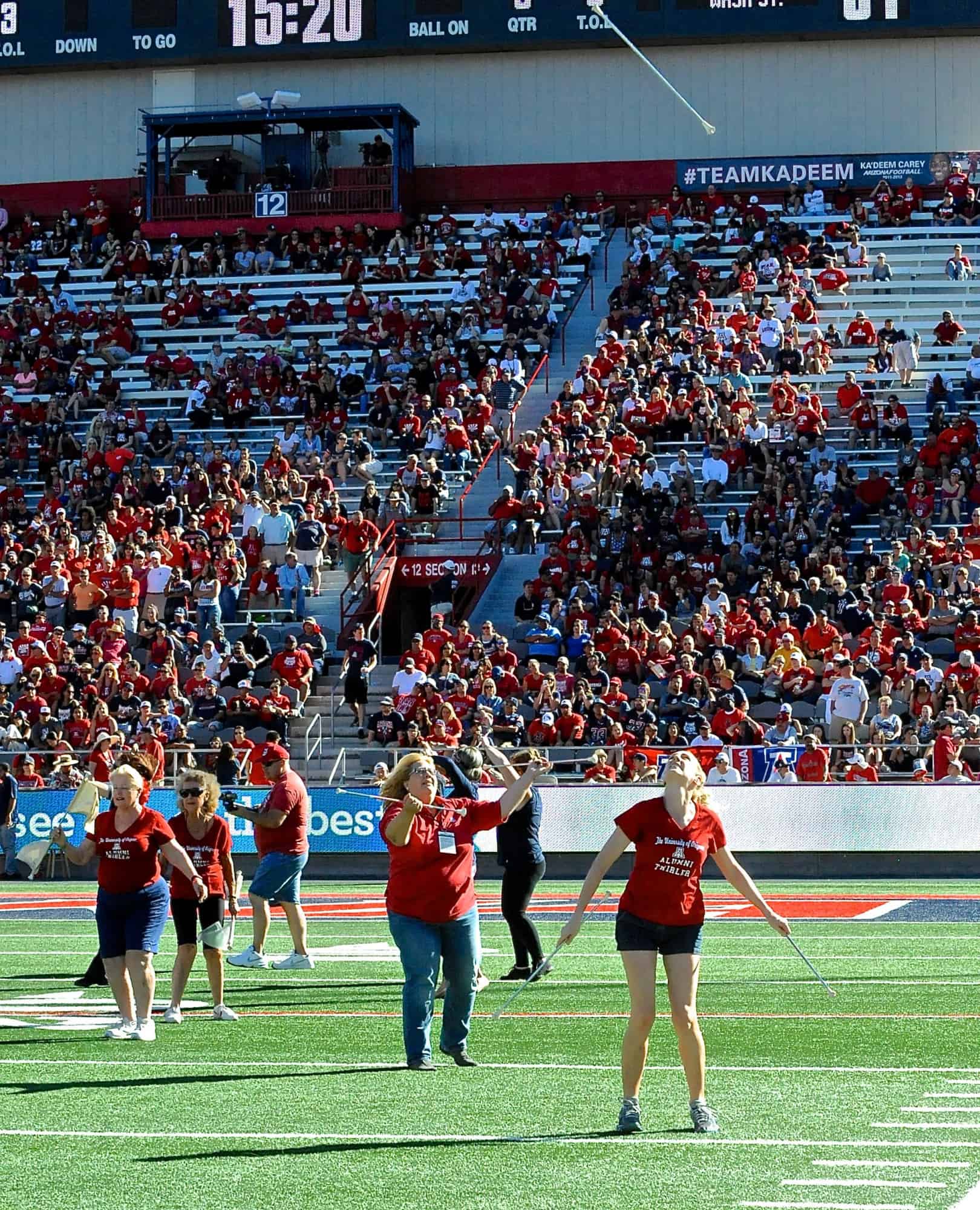 WSU vs. UA Halftime