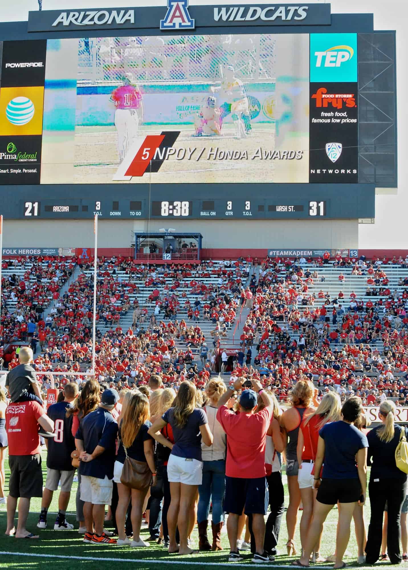 WSU vs. UA Halftime