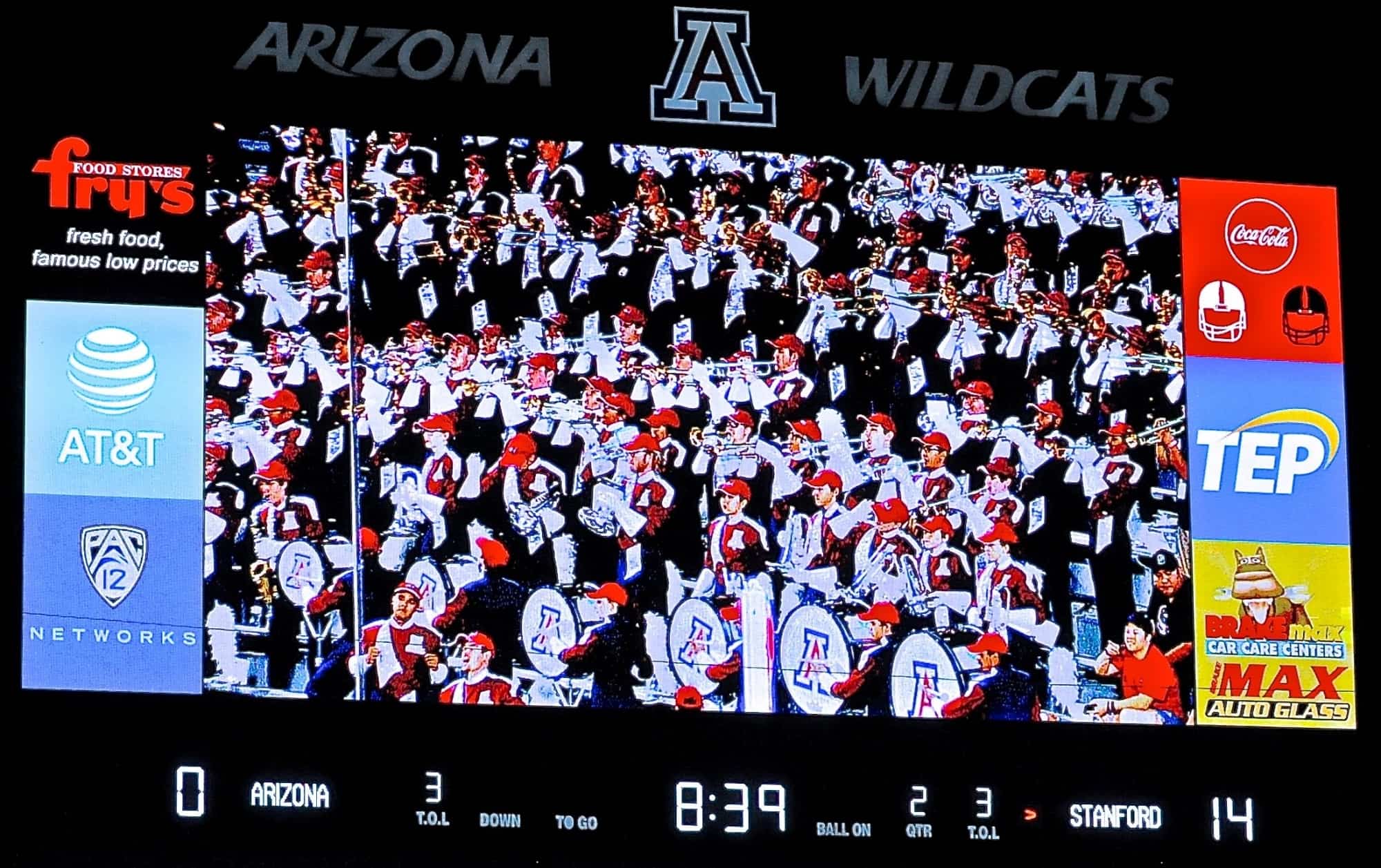 UA v Stanford First Half